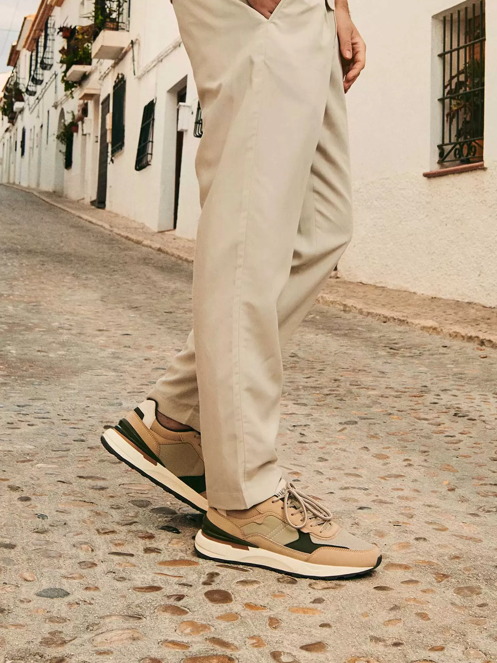 Gentlemen Oxmox Beige Chunky Sneaker