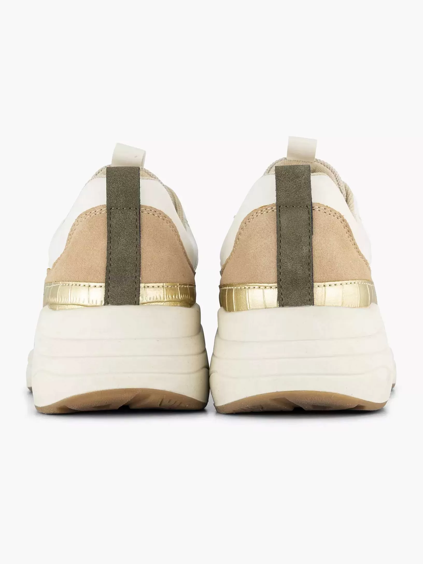 Ladies Graceland Beige Chunky Sneaker