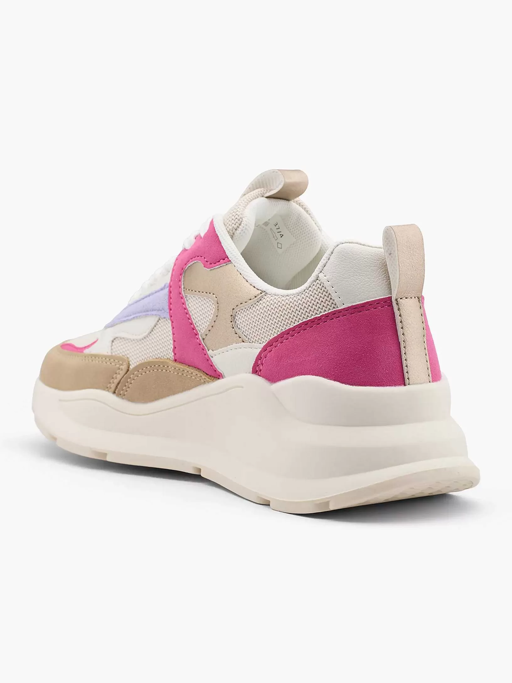 Ladies Oxmox Beige Chunky Sneaker