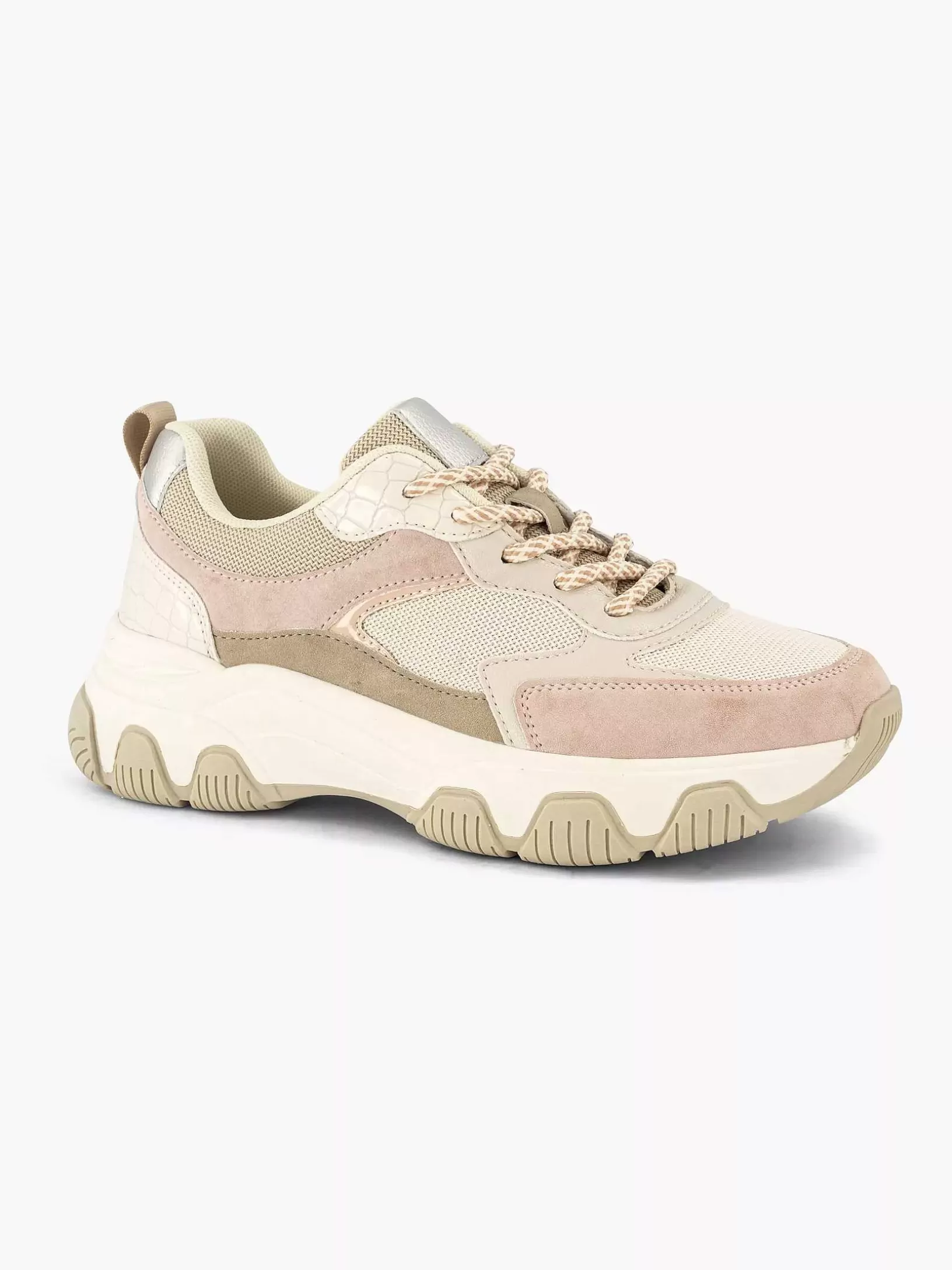 Ladies Oxmox Beige Chunky Sneaker