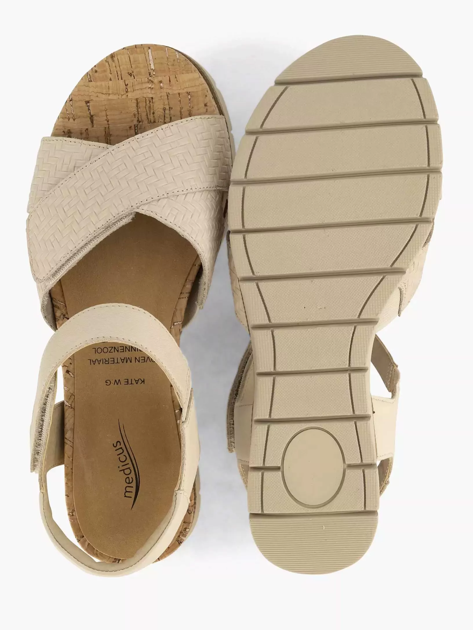 Ladies Medicus Beige Comfort Sandal