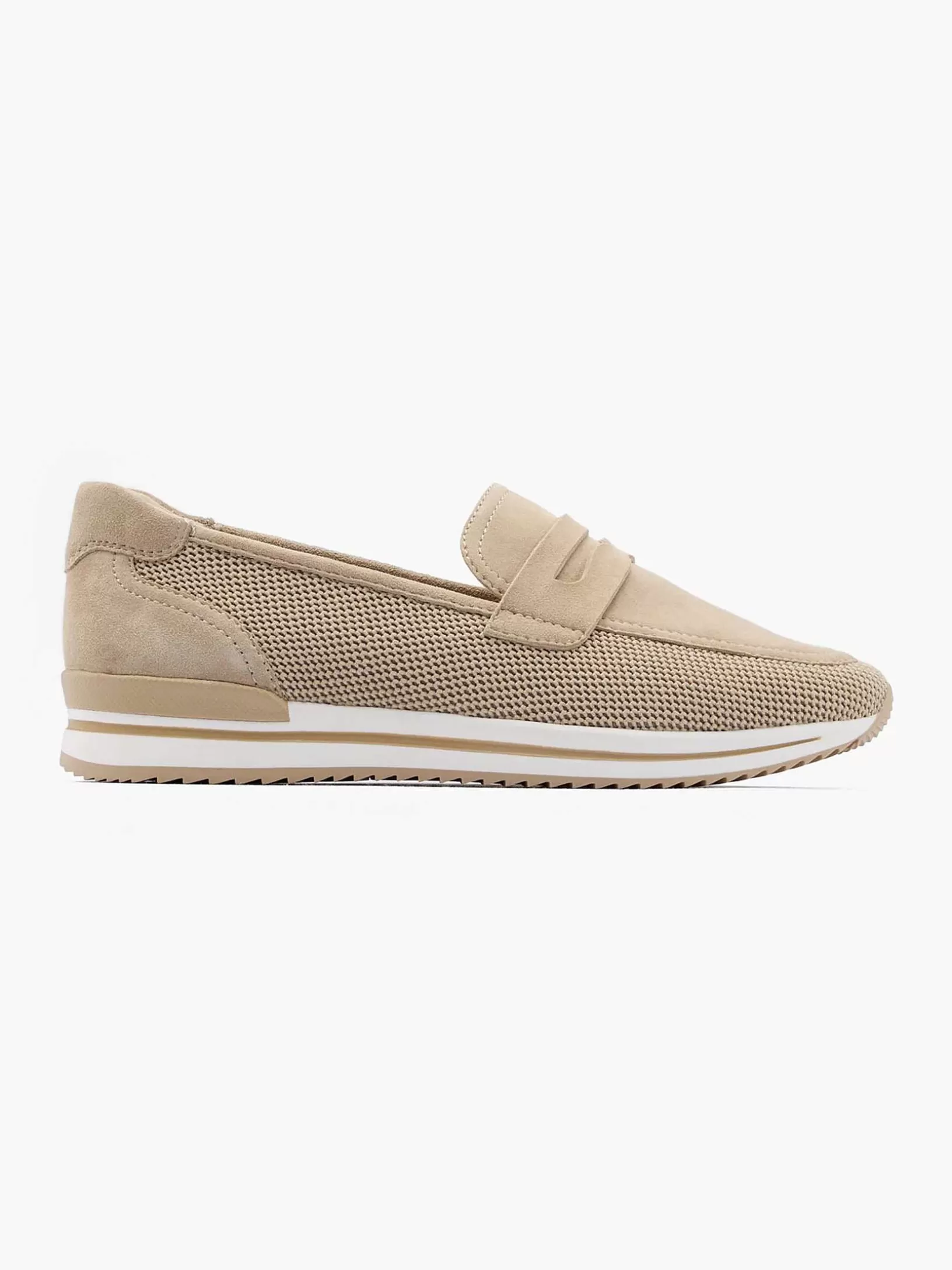 Ladies Medicus Beige Comfort Slip-On