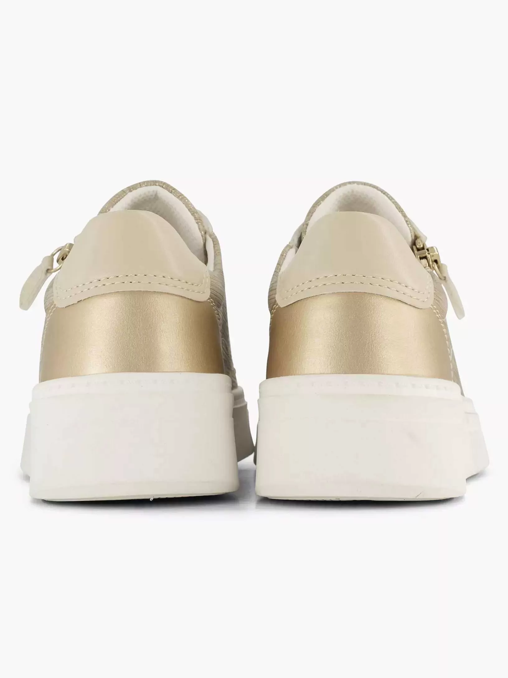 Ladies Easy Street Beige Comfort Sneaker