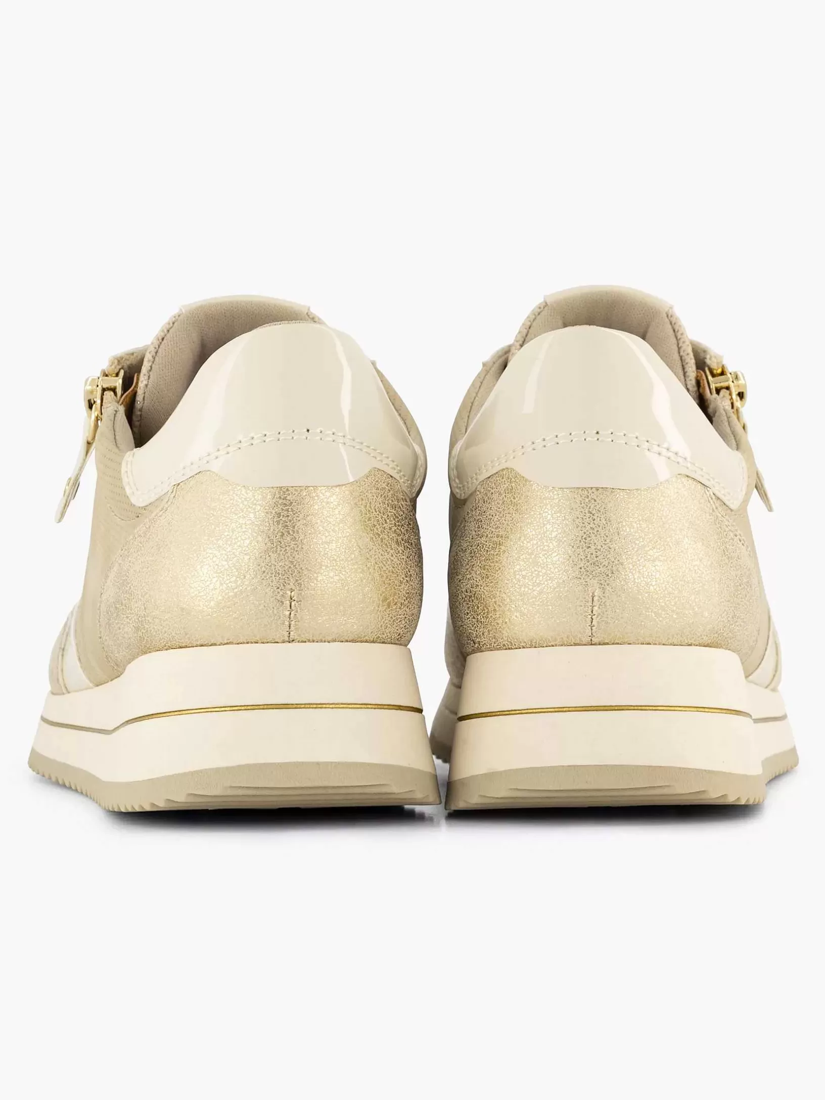 Ladies Easy Street Beige Comfort Sneaker