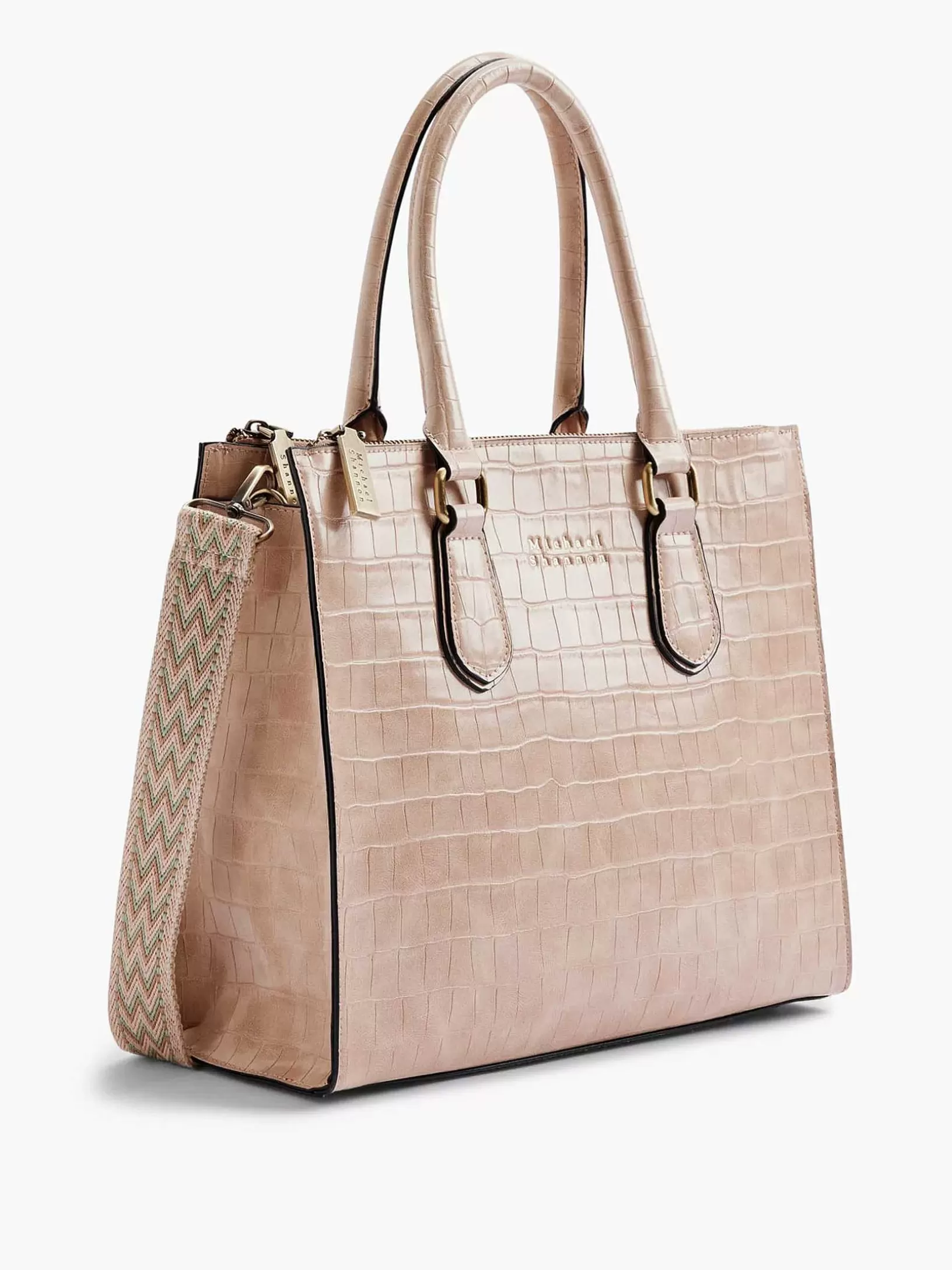 Ladies Michael Shannon Beige Handbag