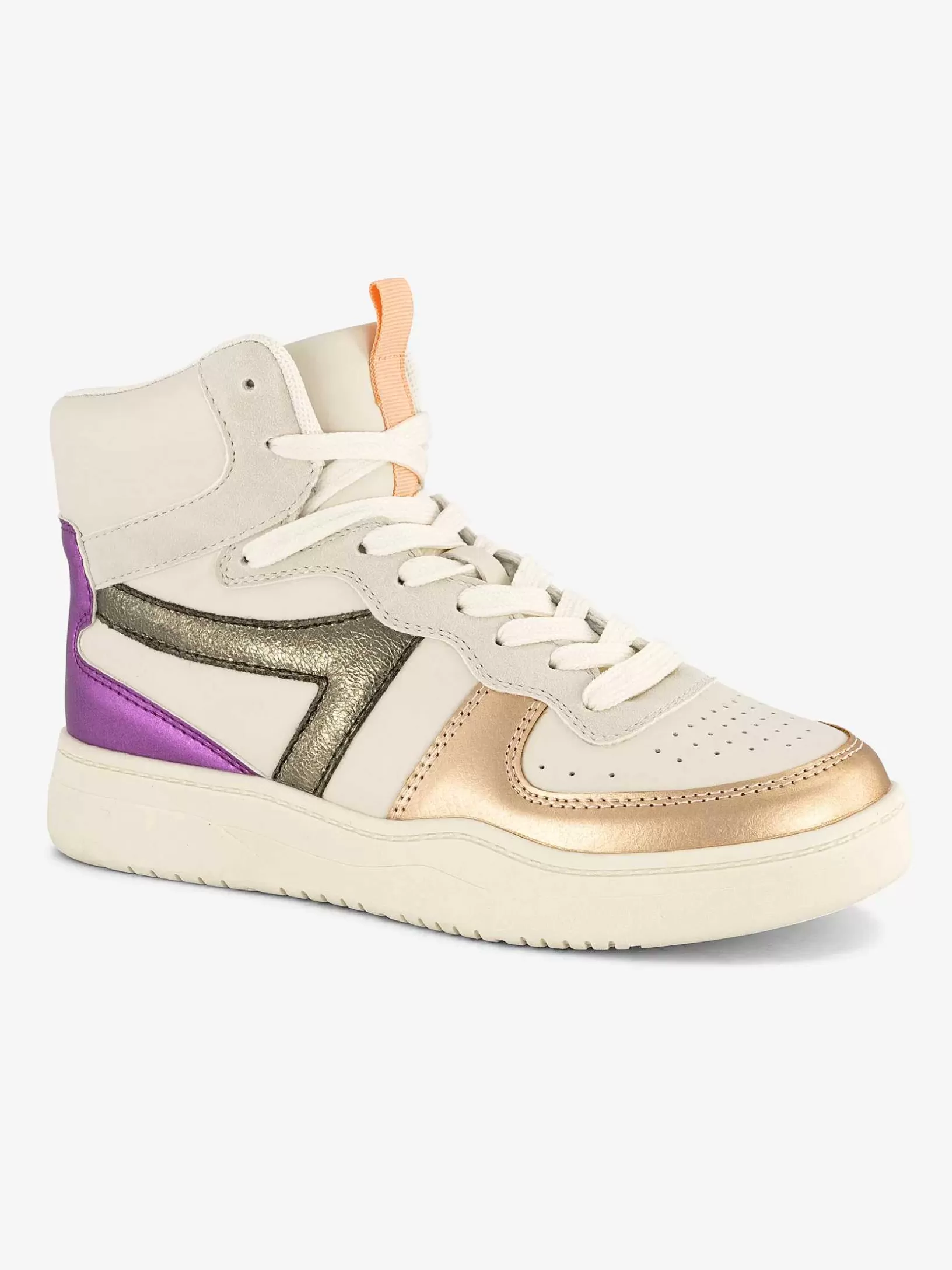 Ladies Oxmox Beige High Sneaker