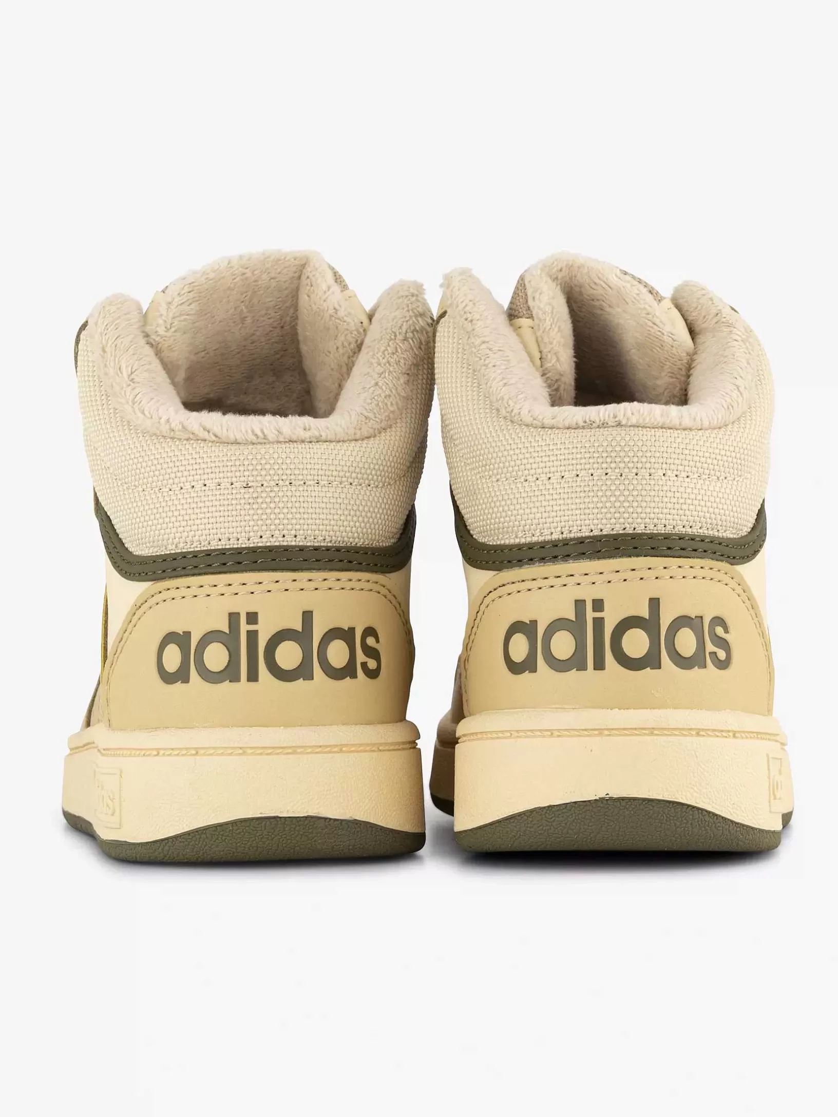 Children adidas Beige Hoops Mid 3.0 K