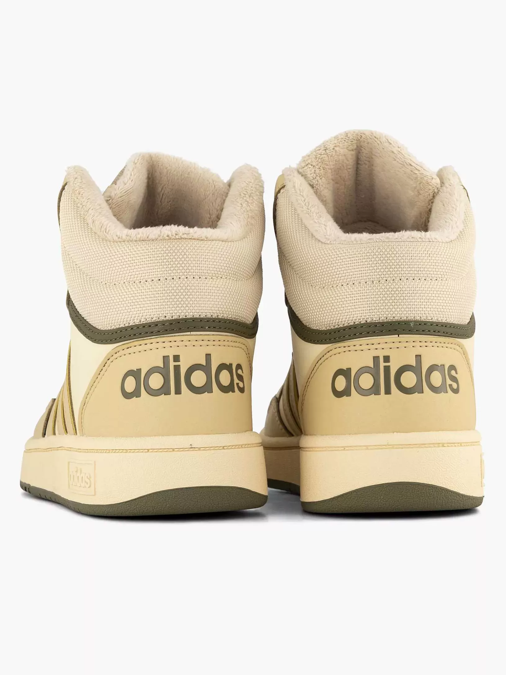 Children adidas Beige Hoops Mid 3.0 K