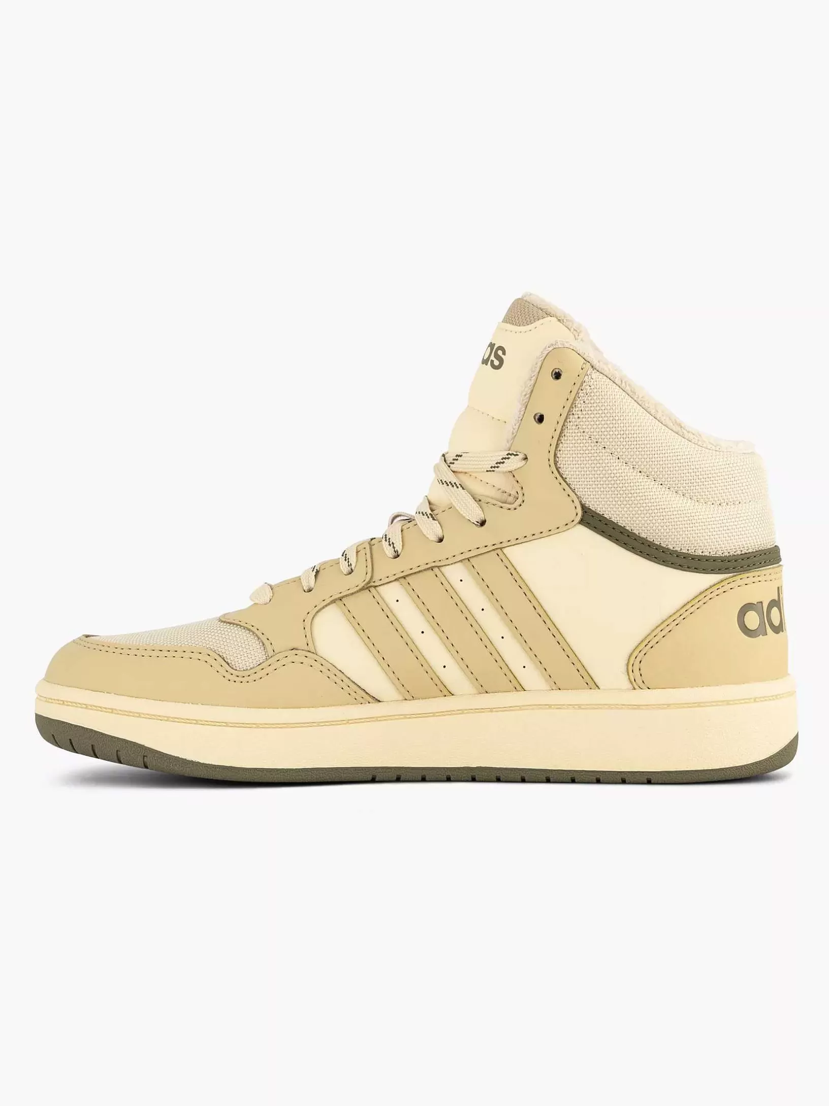 Children adidas Beige Hoops Mid 3.0 K