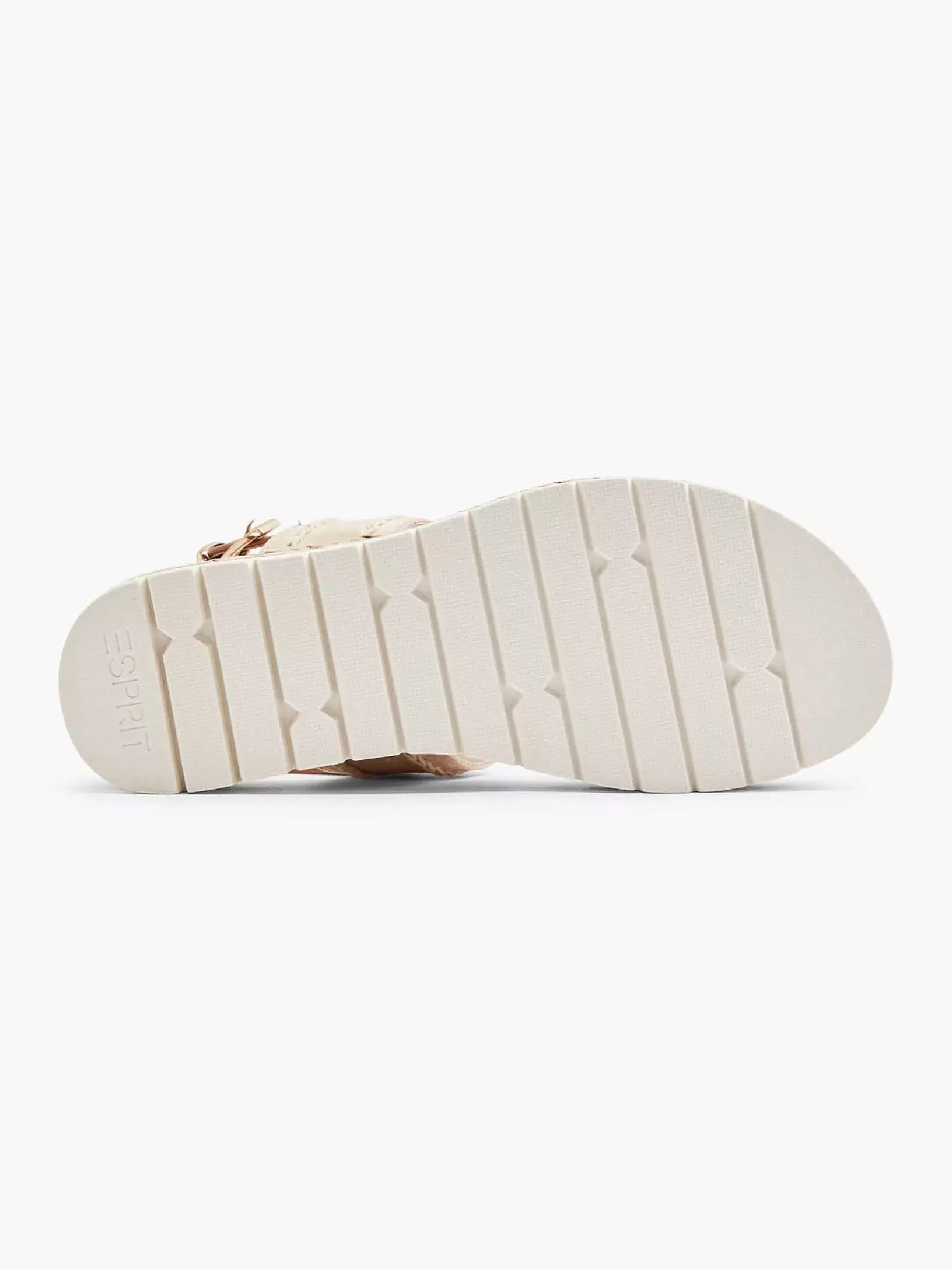 Ladies Esprit Beige Platform Sandal