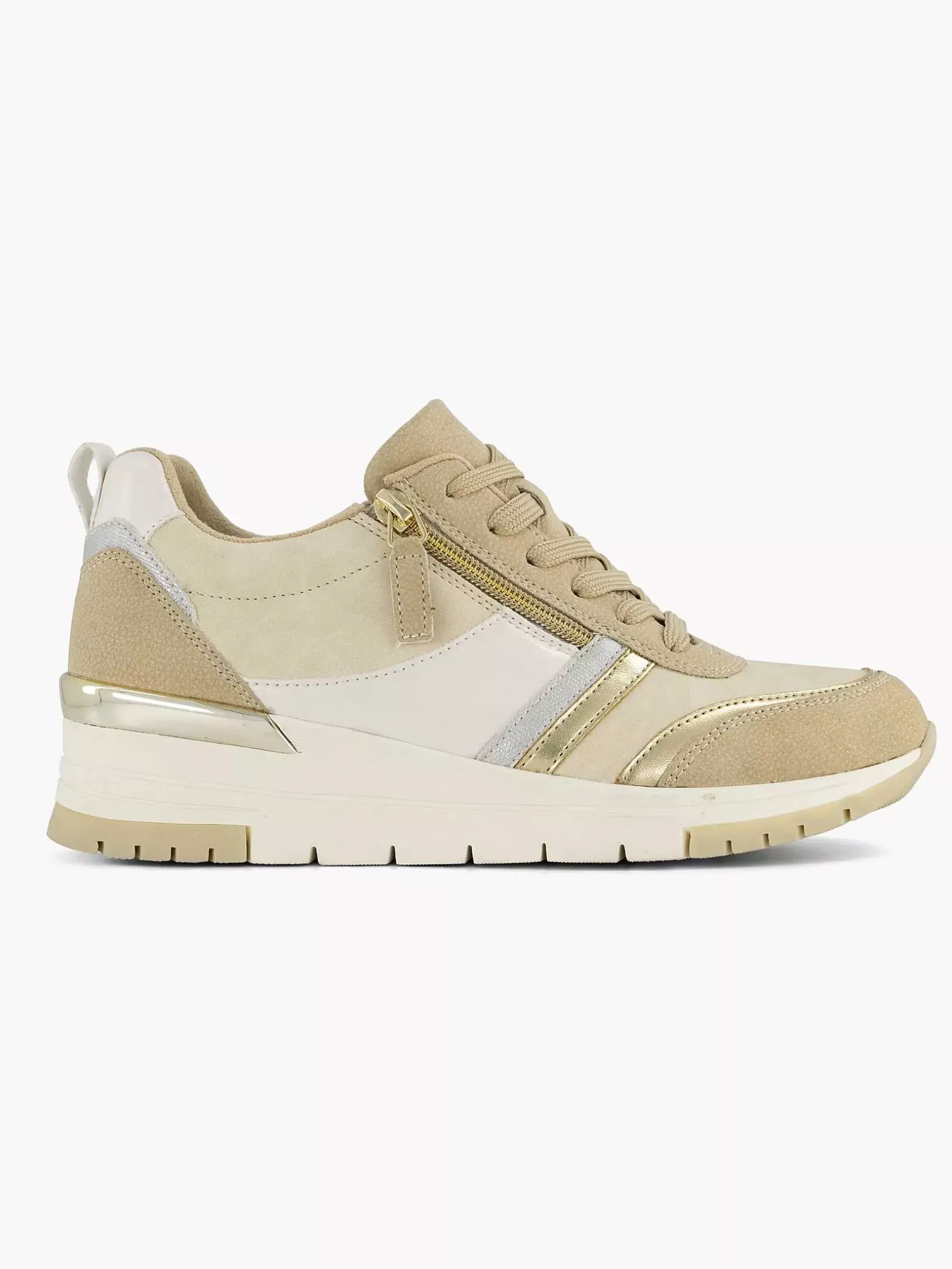 Ladies Easy Street Beige Sneaker