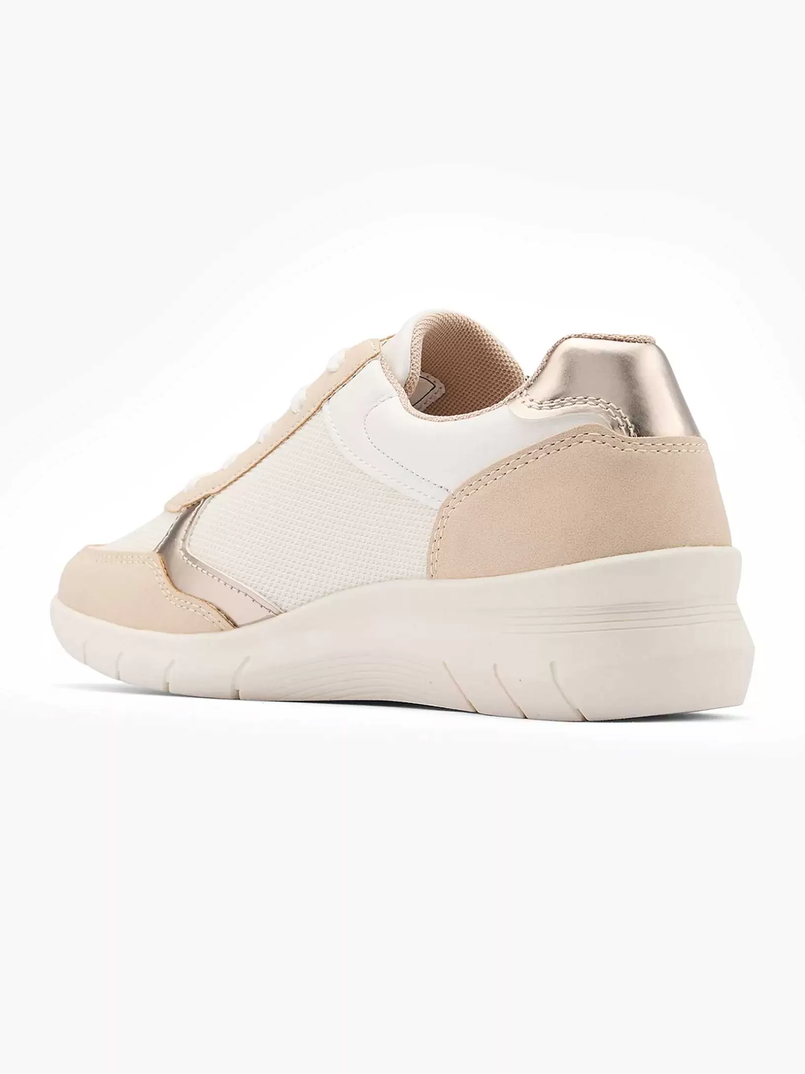 Ladies Easy Street Beige Sneaker