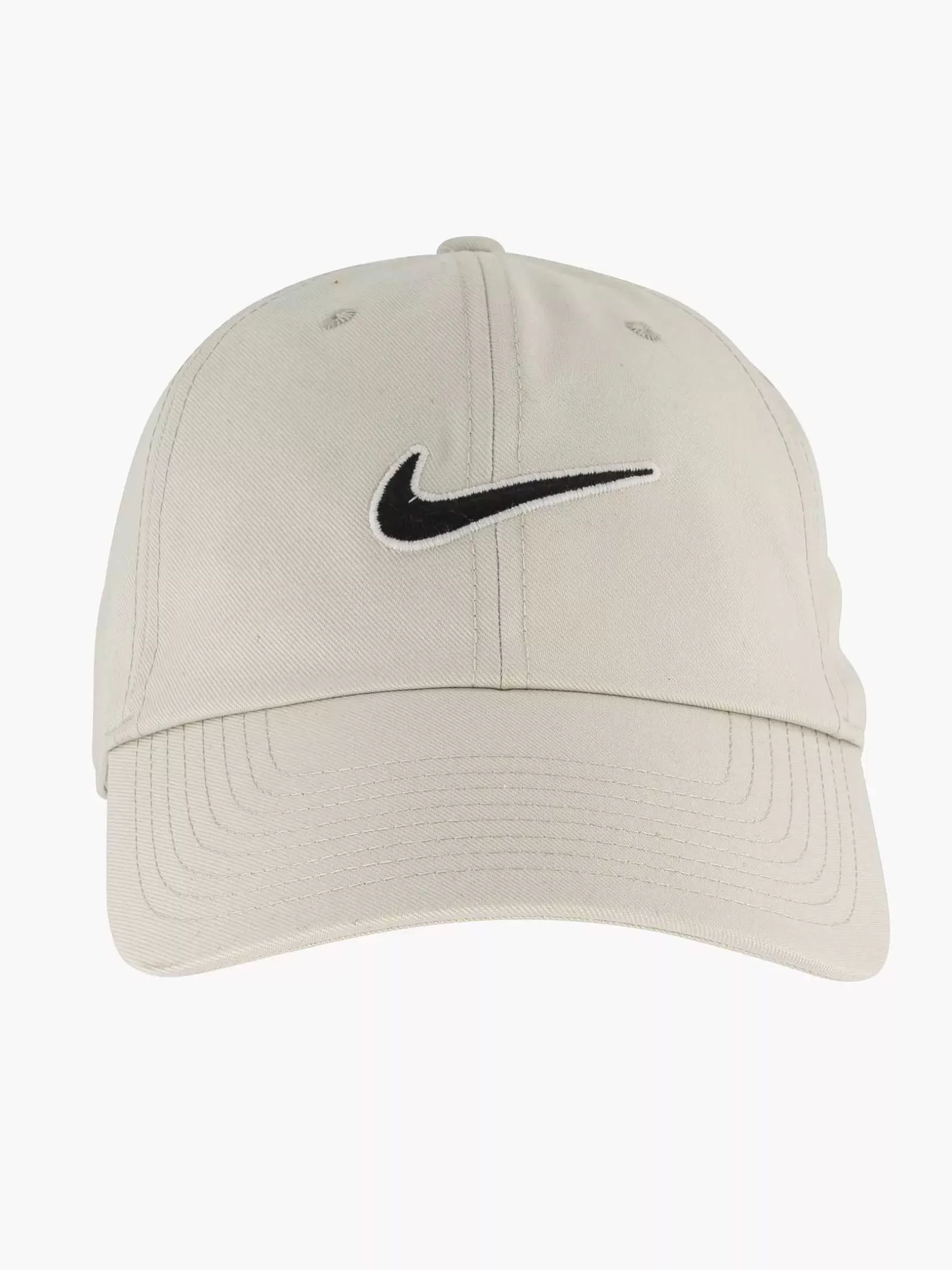 Ladies Nike Beige U Nk Club Cap U Cb Swsh L