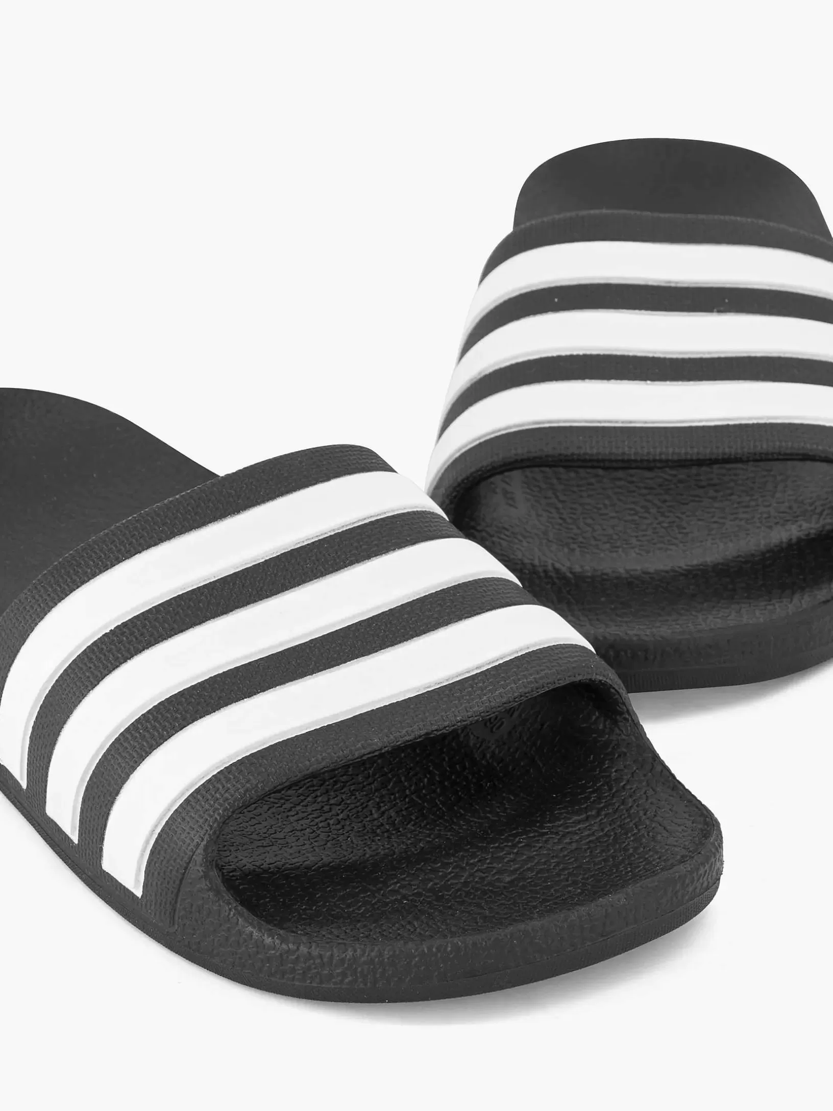 Children adidas Black Adilette Aqua K