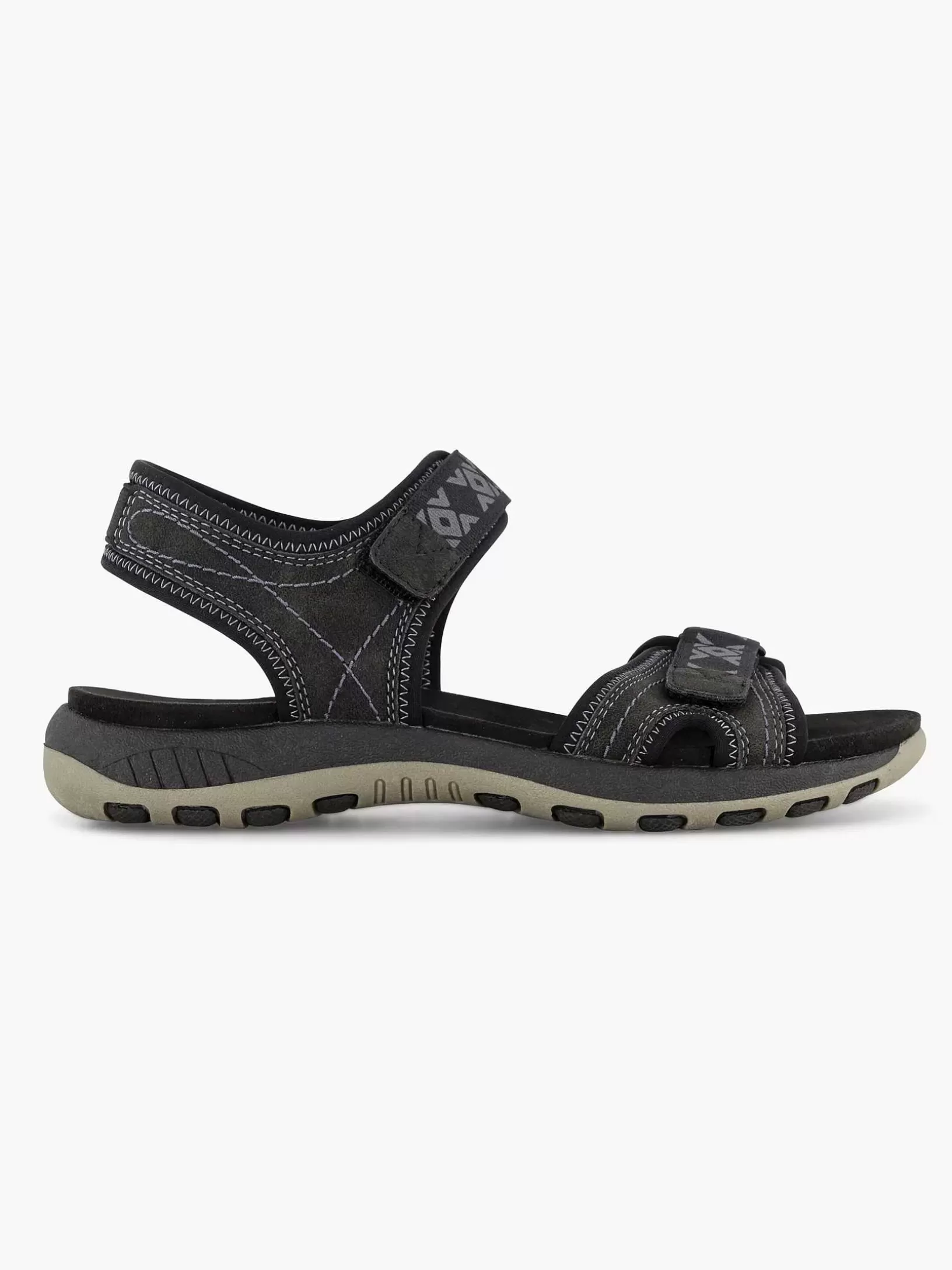 Ladies Easy Street Black Comfort Sandal