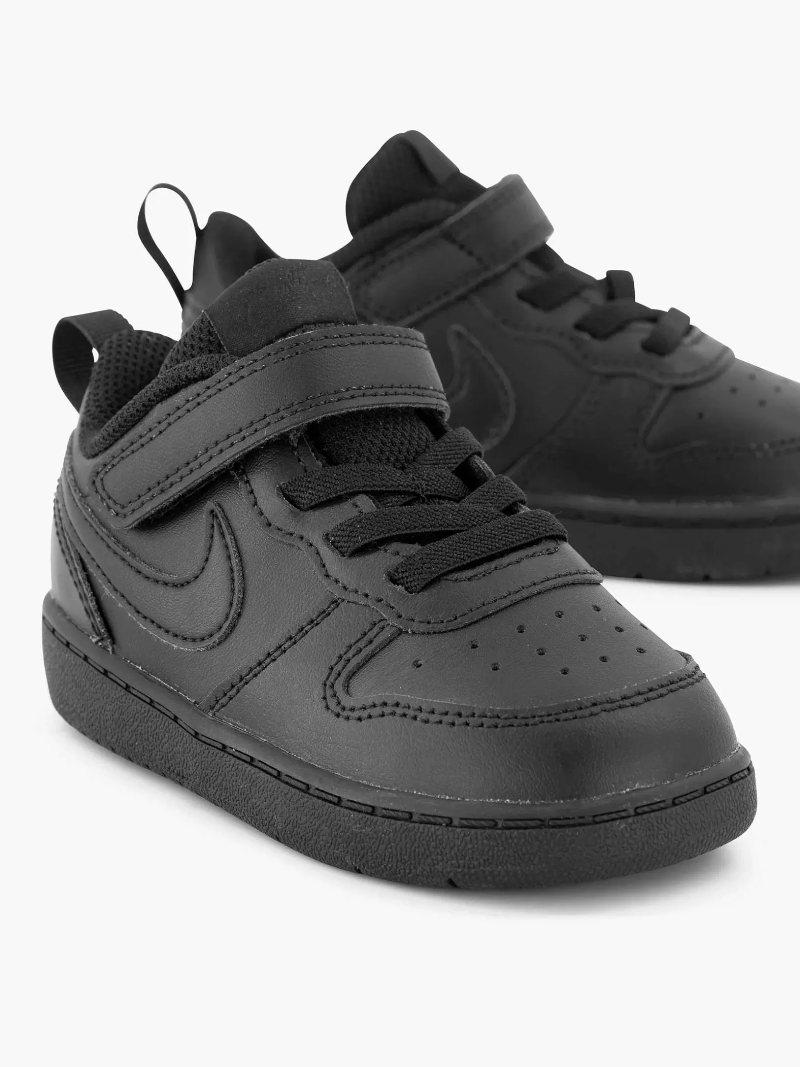 Children Nike Black Court Borough Low