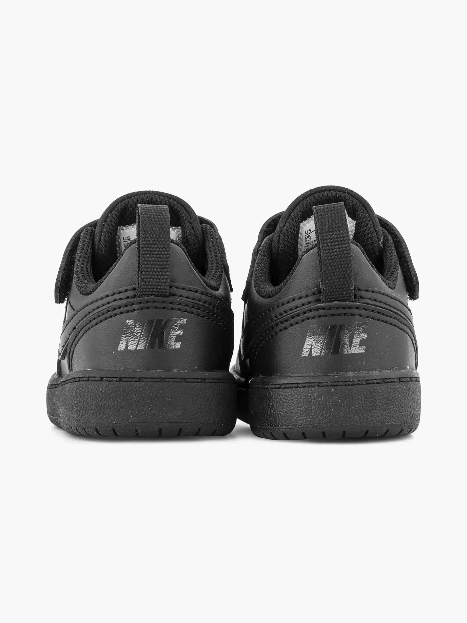 Children Nike Black Court Borough Low Recraft