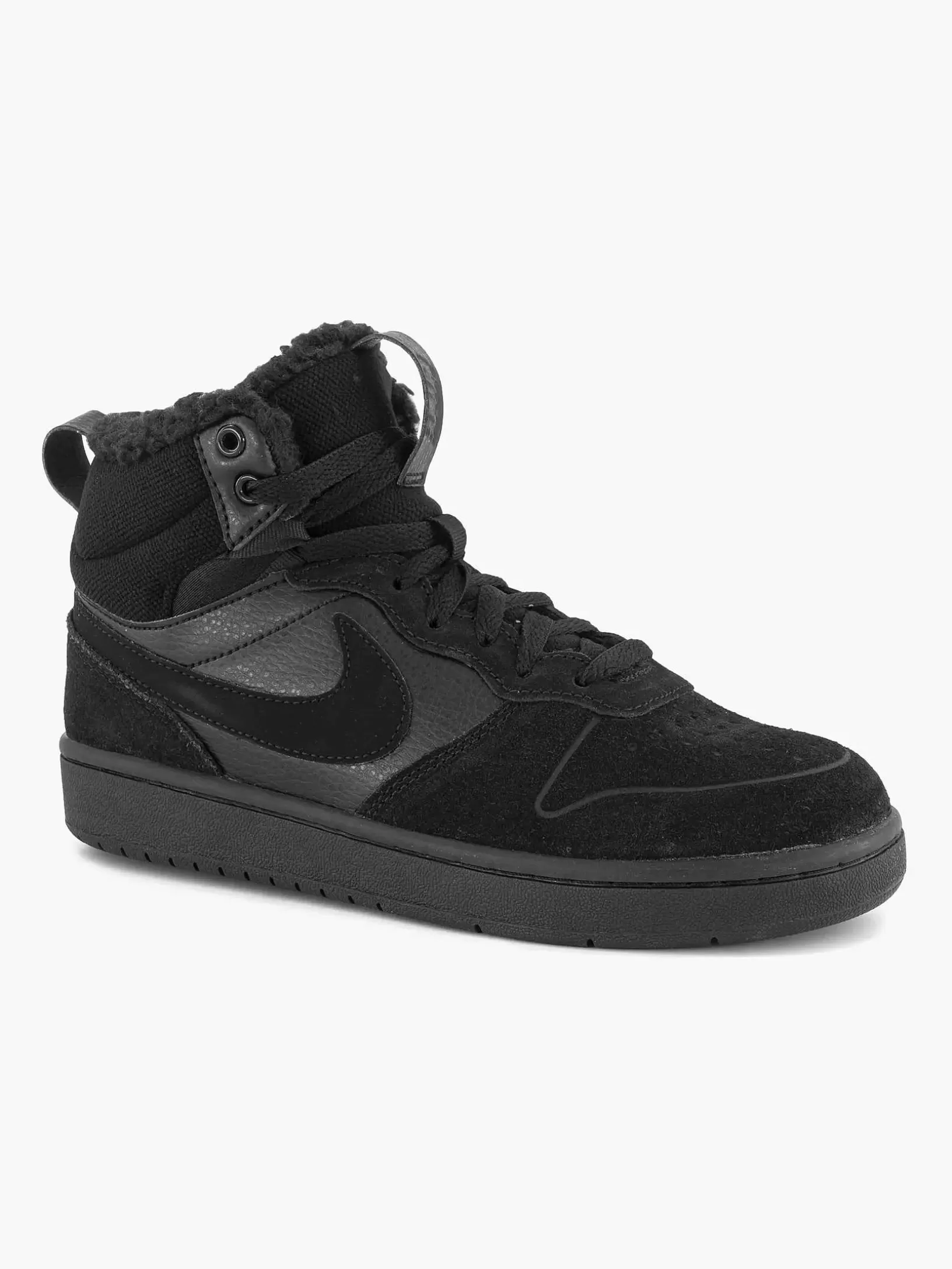 Children Nike Black Court Borough Mid 2