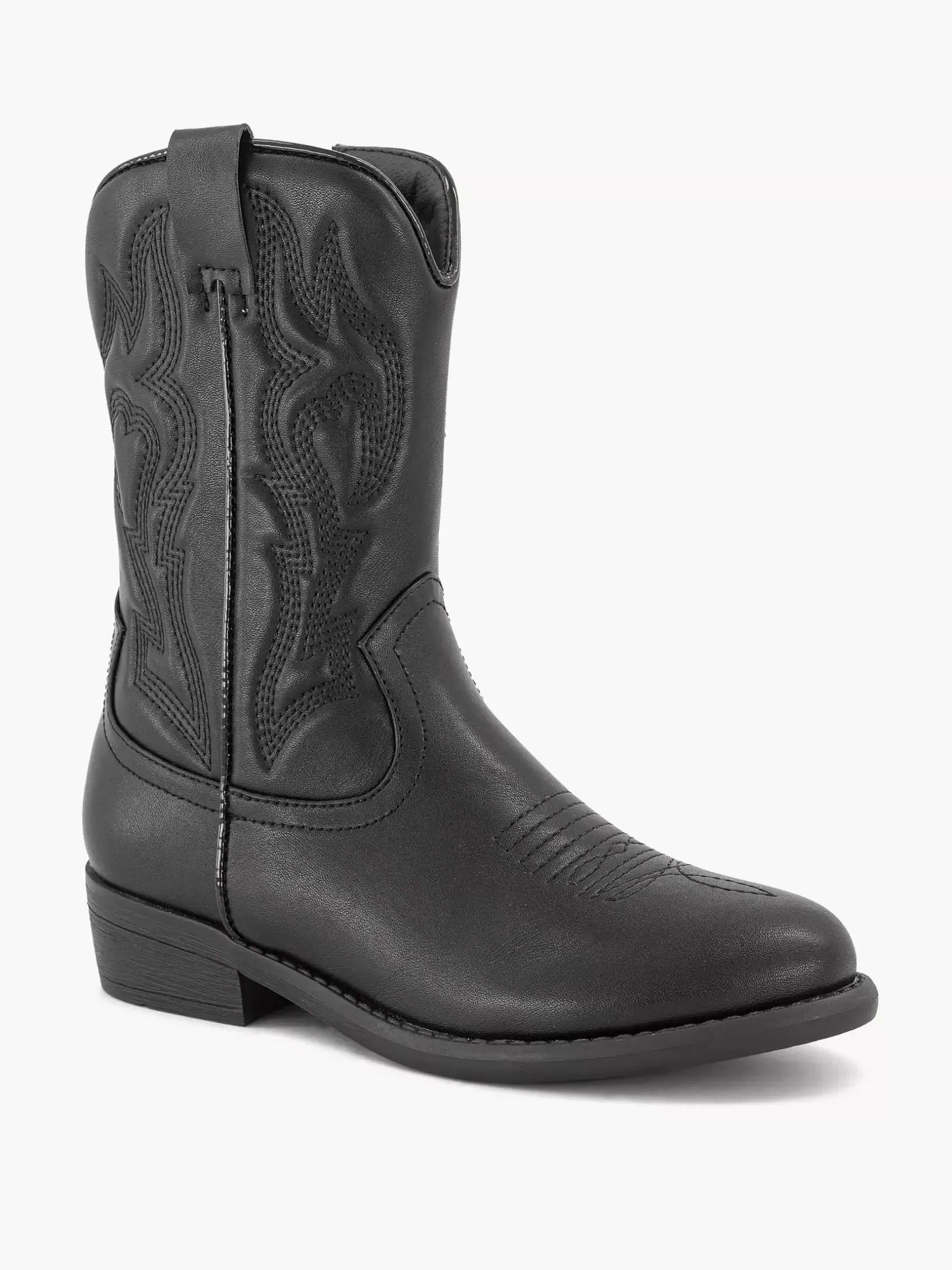 Children Oxmox Black Cowboy Boot