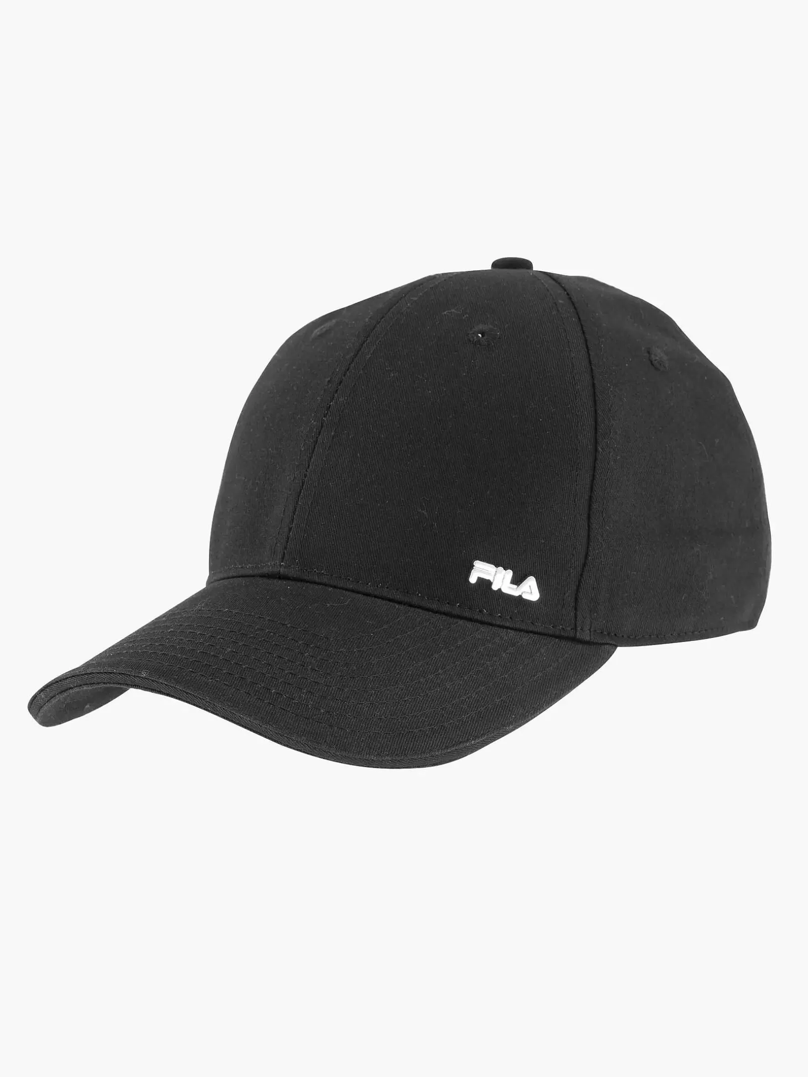 Ladies FILA Black Metal Charm Cap