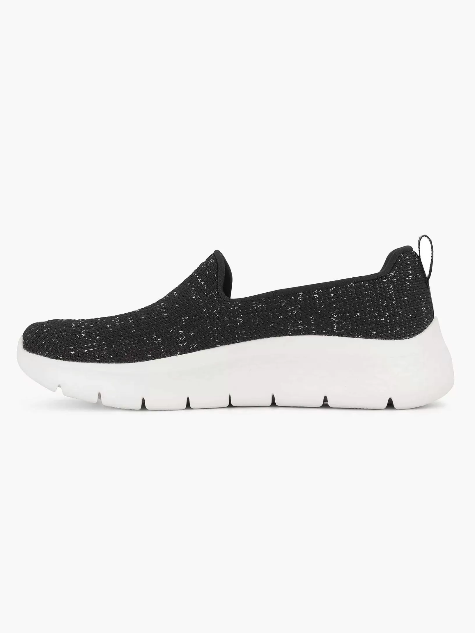 Ladies Skechers Black Go Walk Flex - Flashing Stars