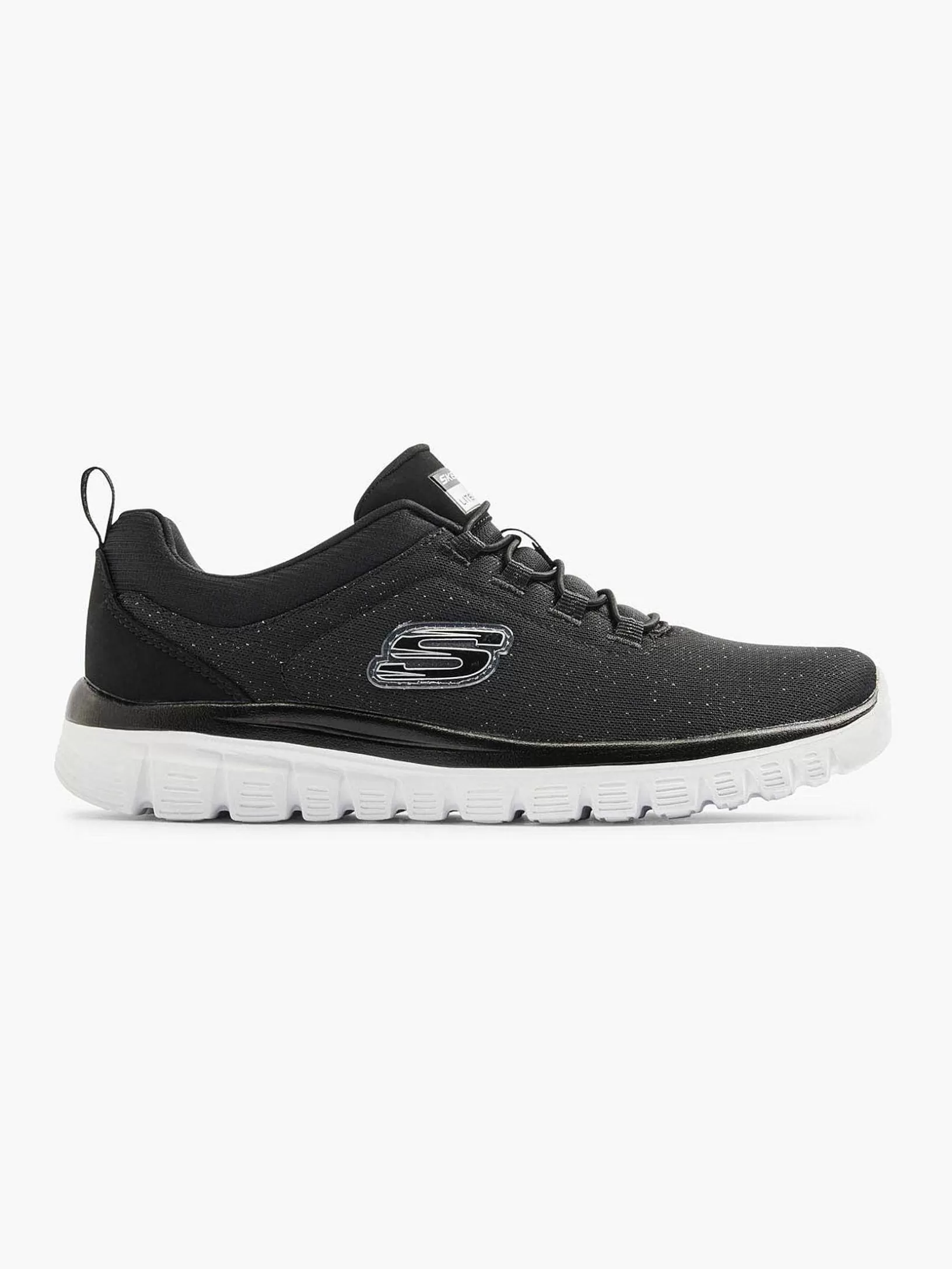 Ladies Skechers Black Graceful 2.0 - Sea Sharp