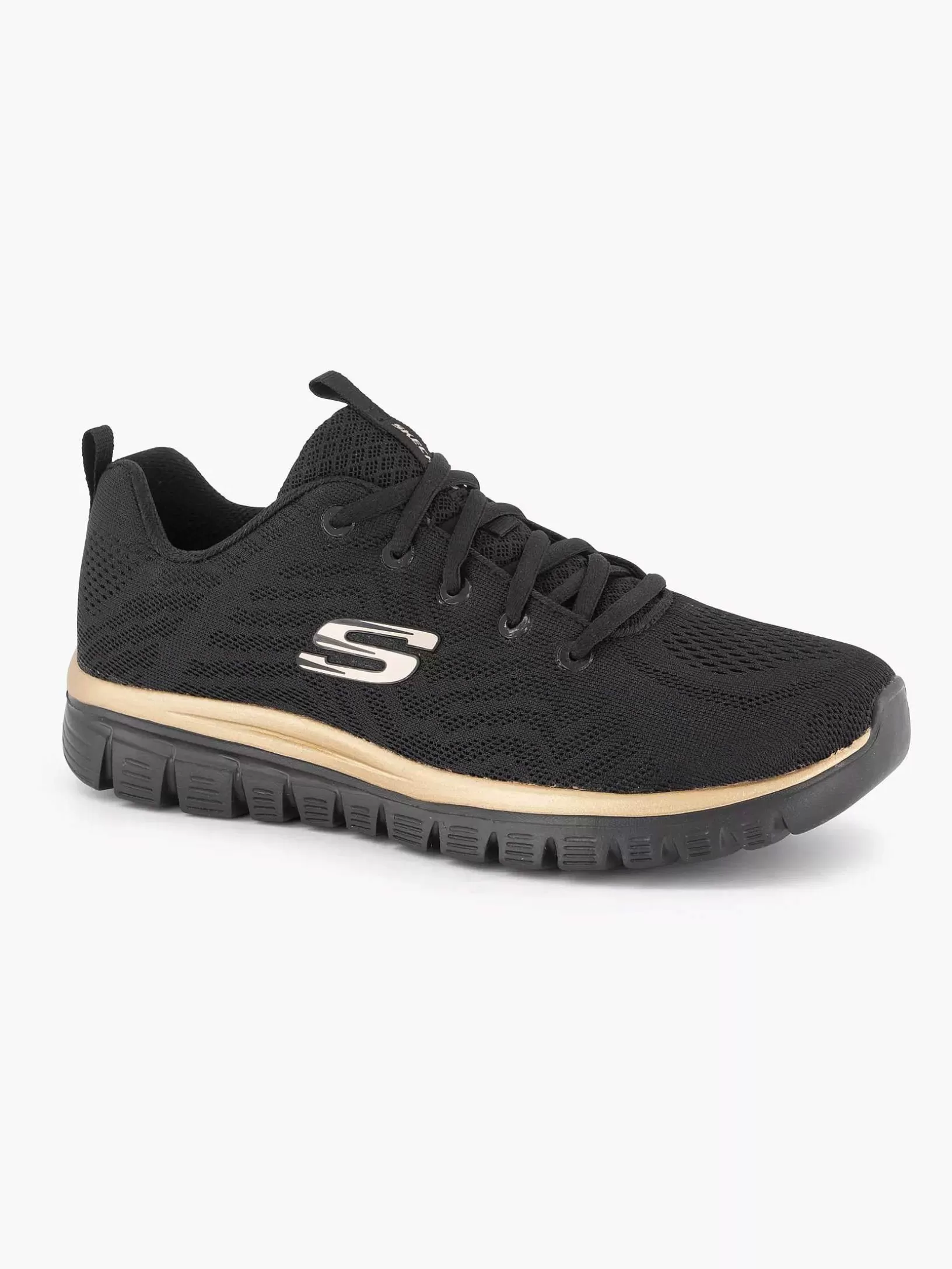 Ladies Skechers Black Graceful - Get Connected