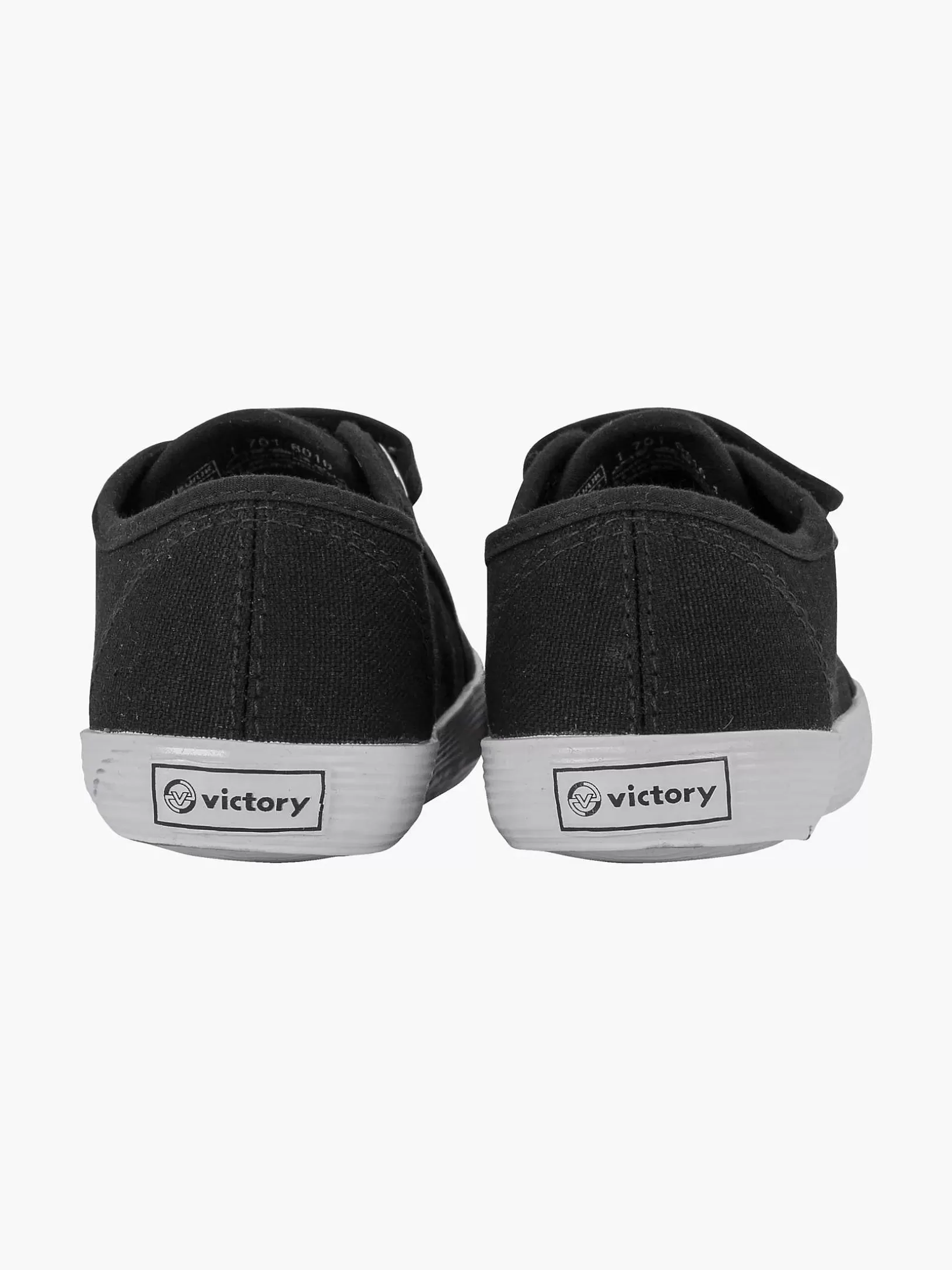 Children Vty Black Gym Shoe Velcro