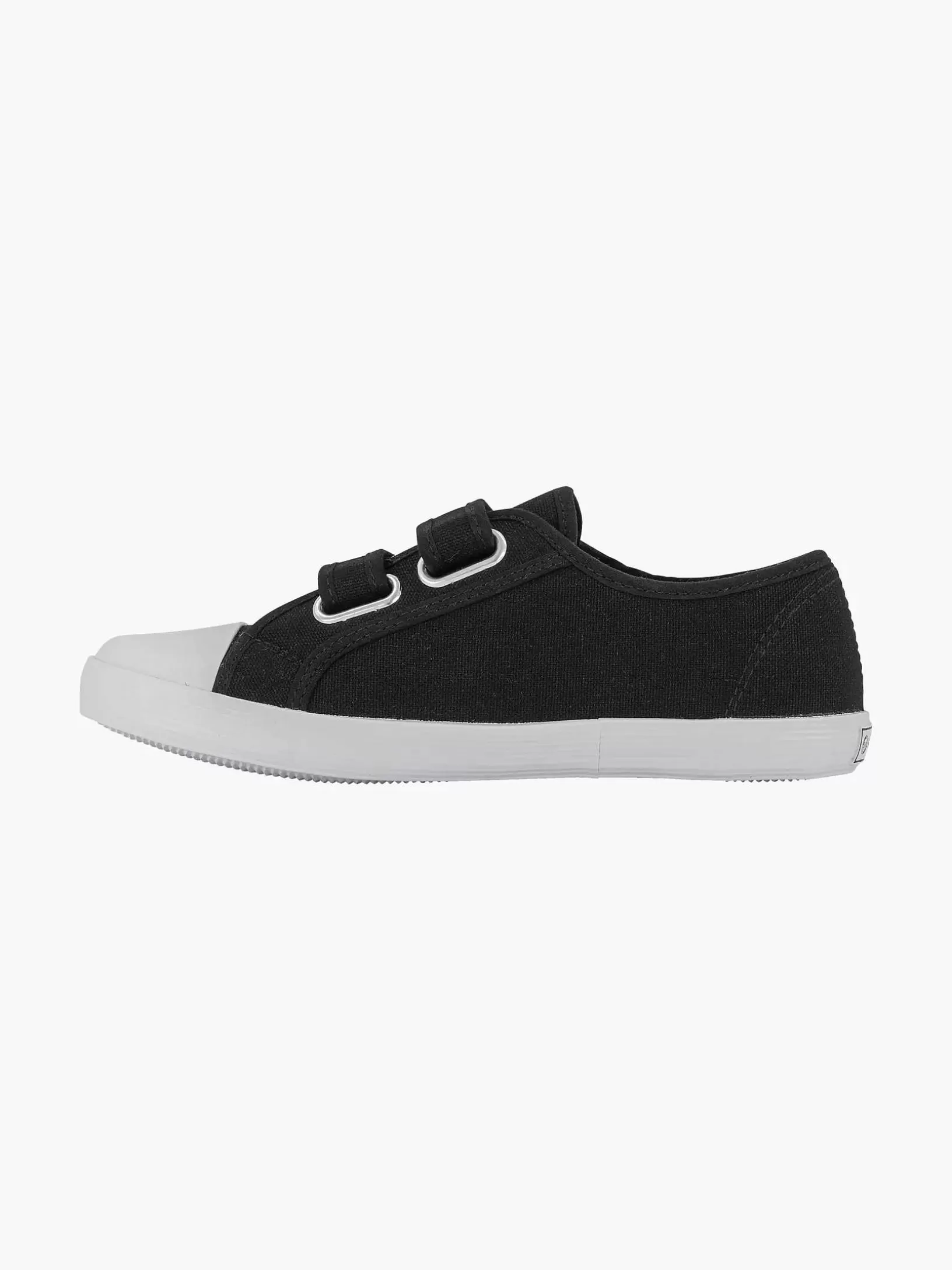 Children Vty Black Gym Shoe Velcro