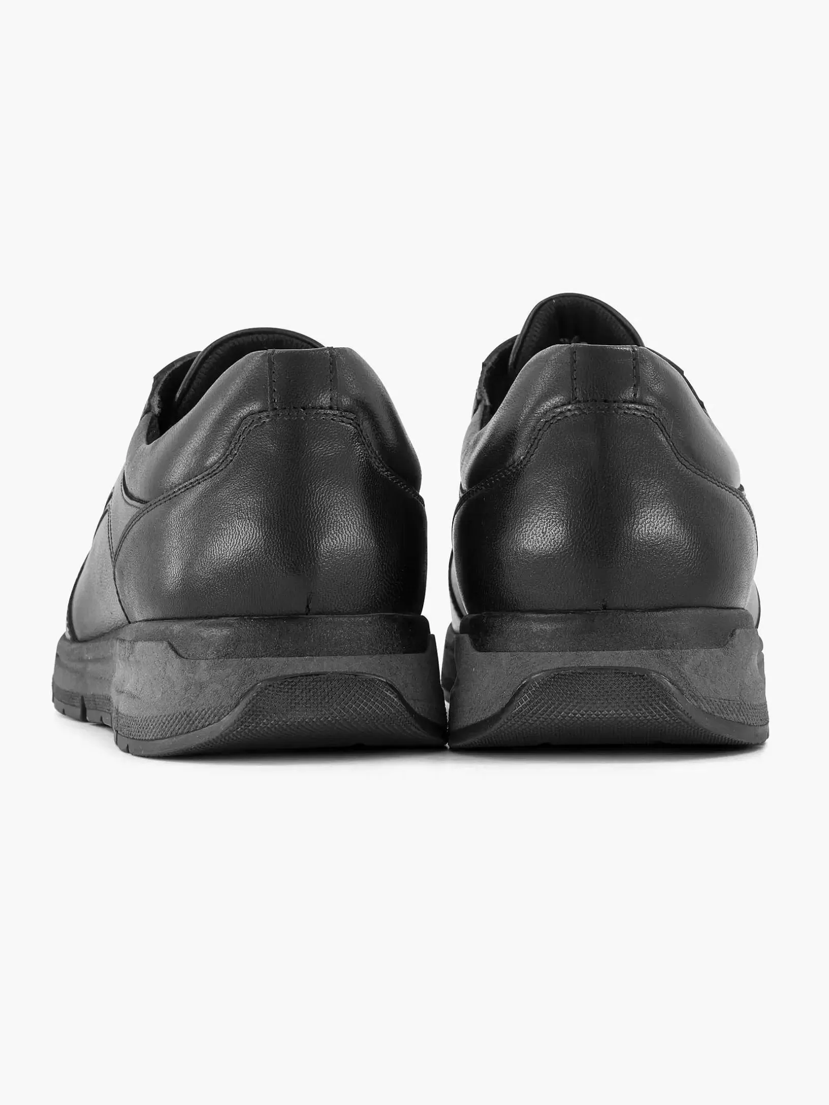 Gentlemen Gallus Black Leather Sneaker