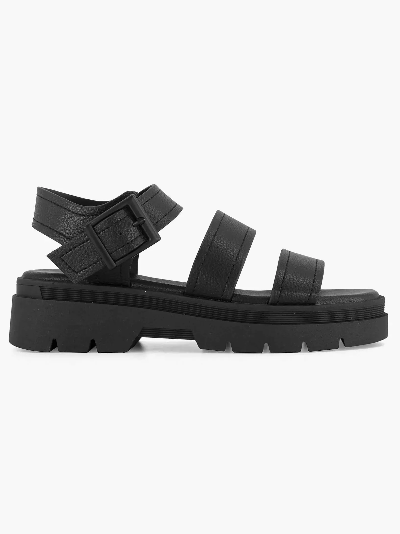 Ladies Oxmox Black Platform Sandal