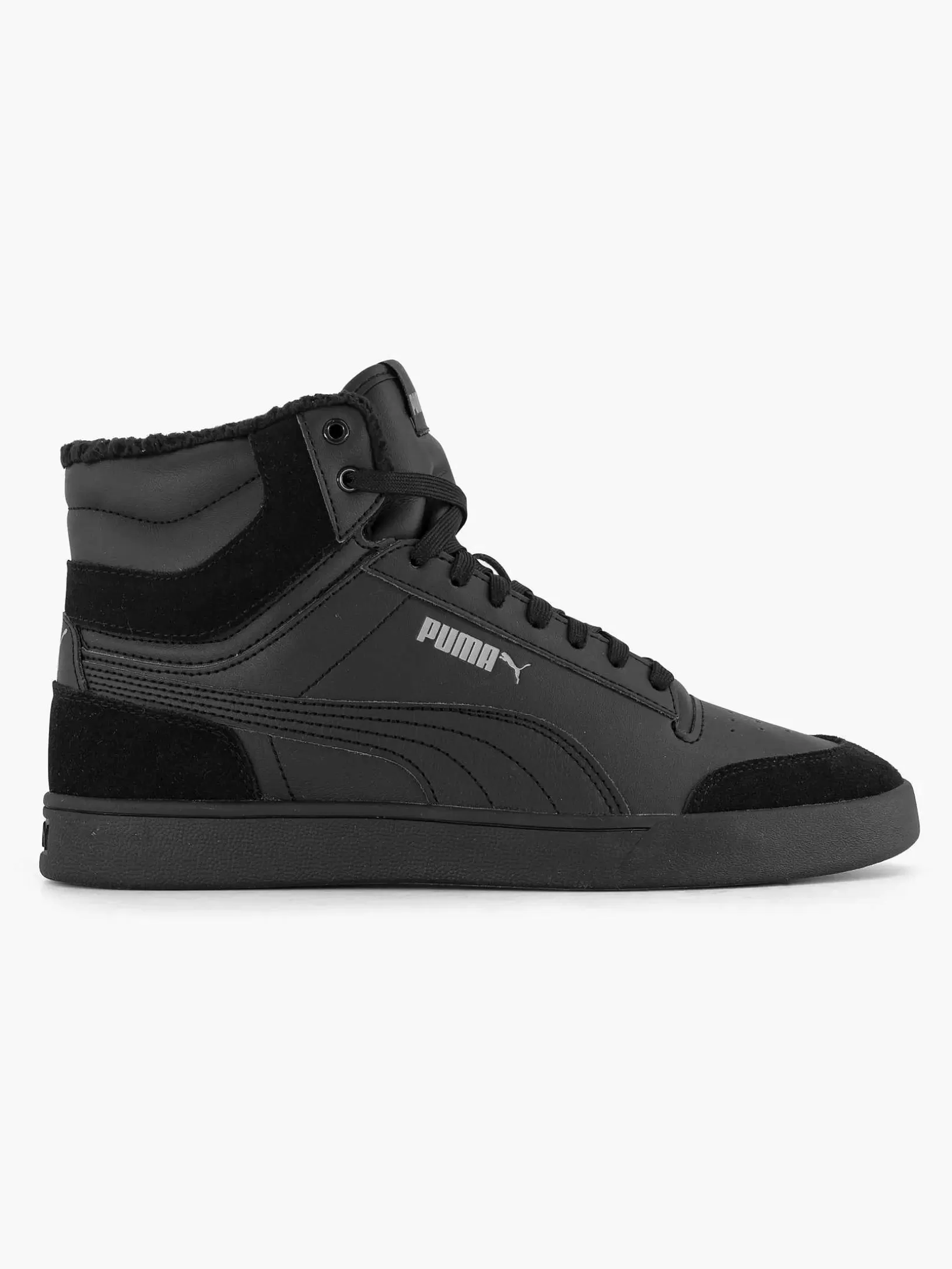 Gentlemen Puma Black Shuffle Mid Fur