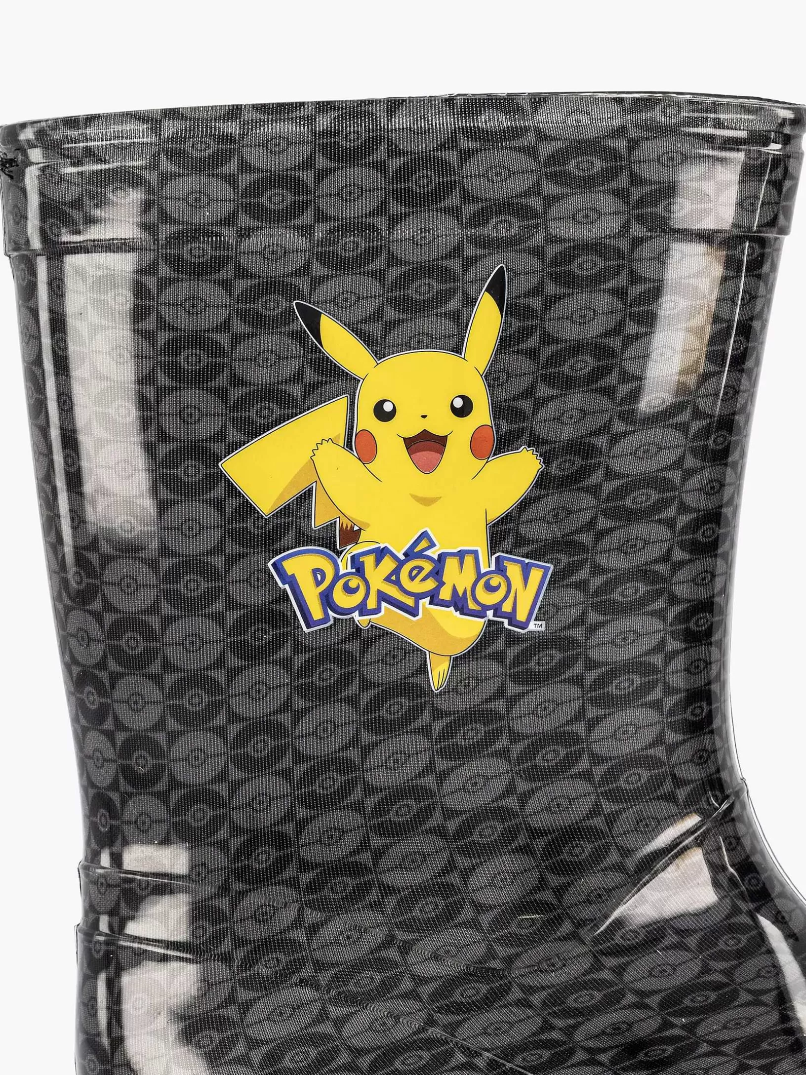 Children Pokémon Black Rain Boot Pokemon