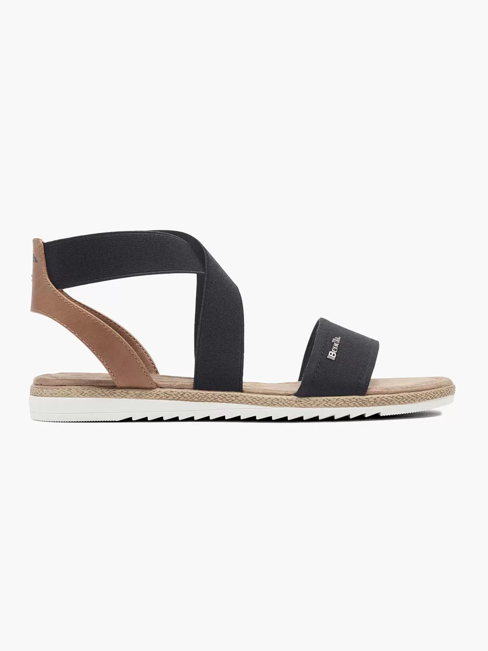 Ladies Bench Black Sandal