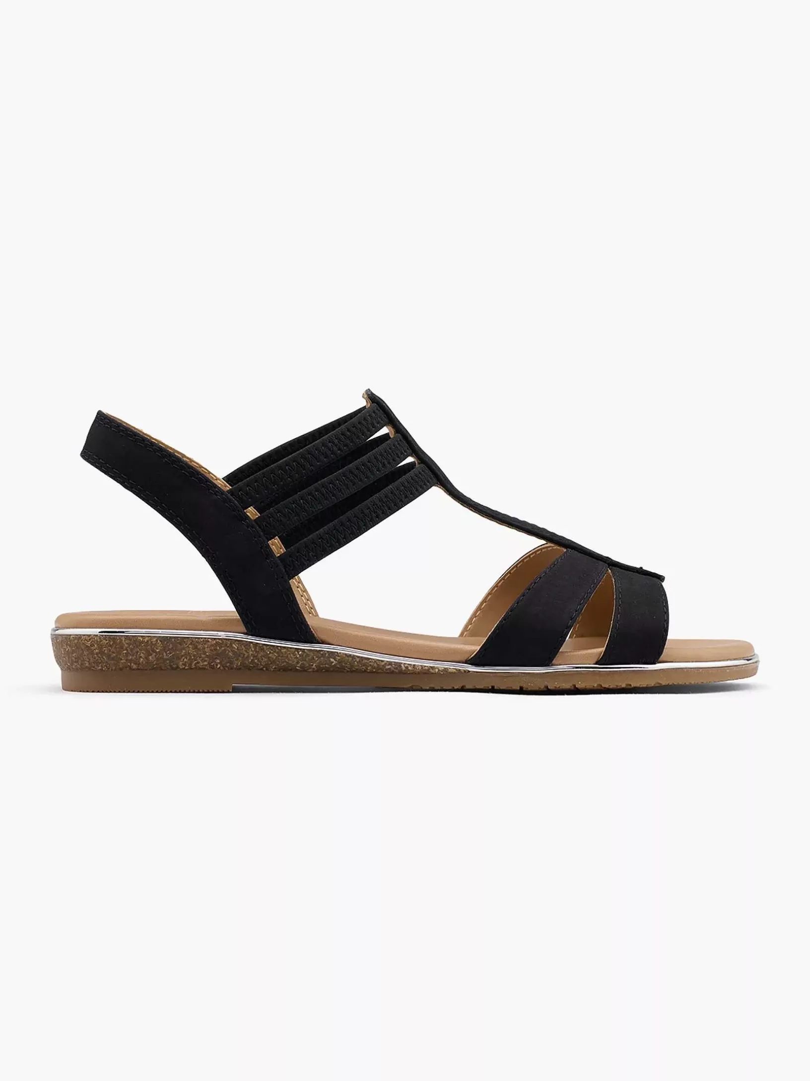 Ladies Graceland Black Sandal