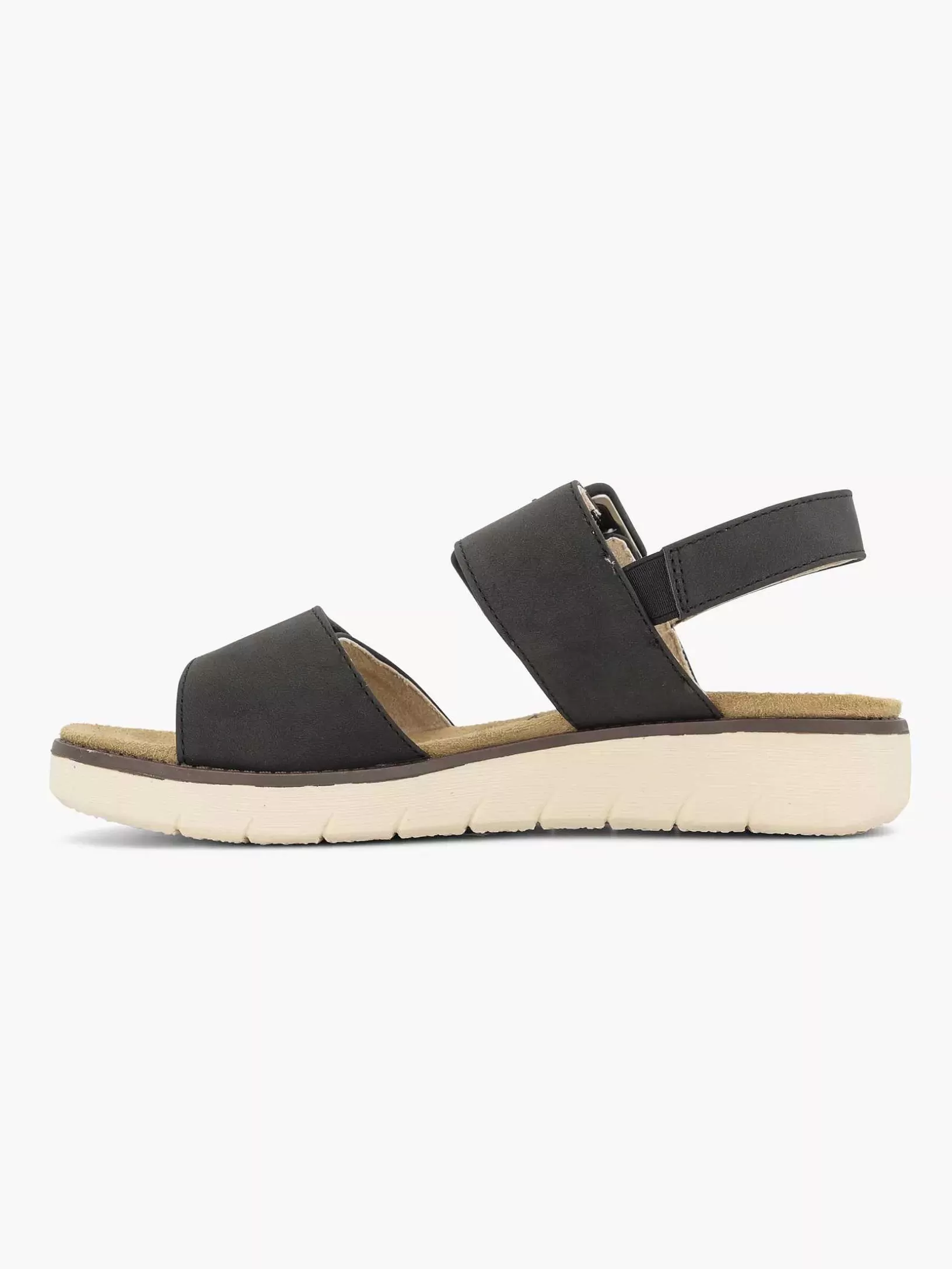 Ladies Easy Street Black Sandal