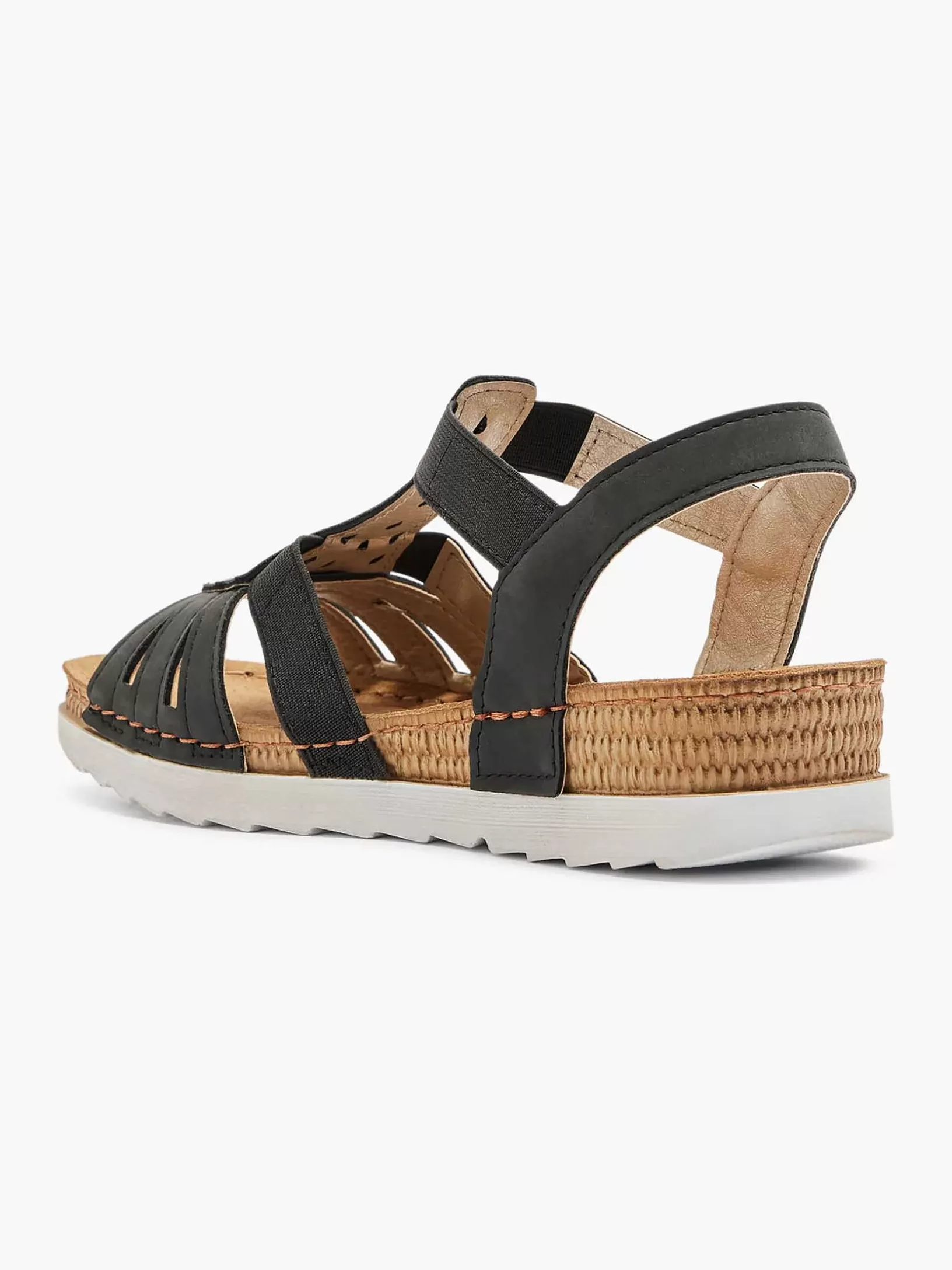 Ladies Easy Street Black Sandal