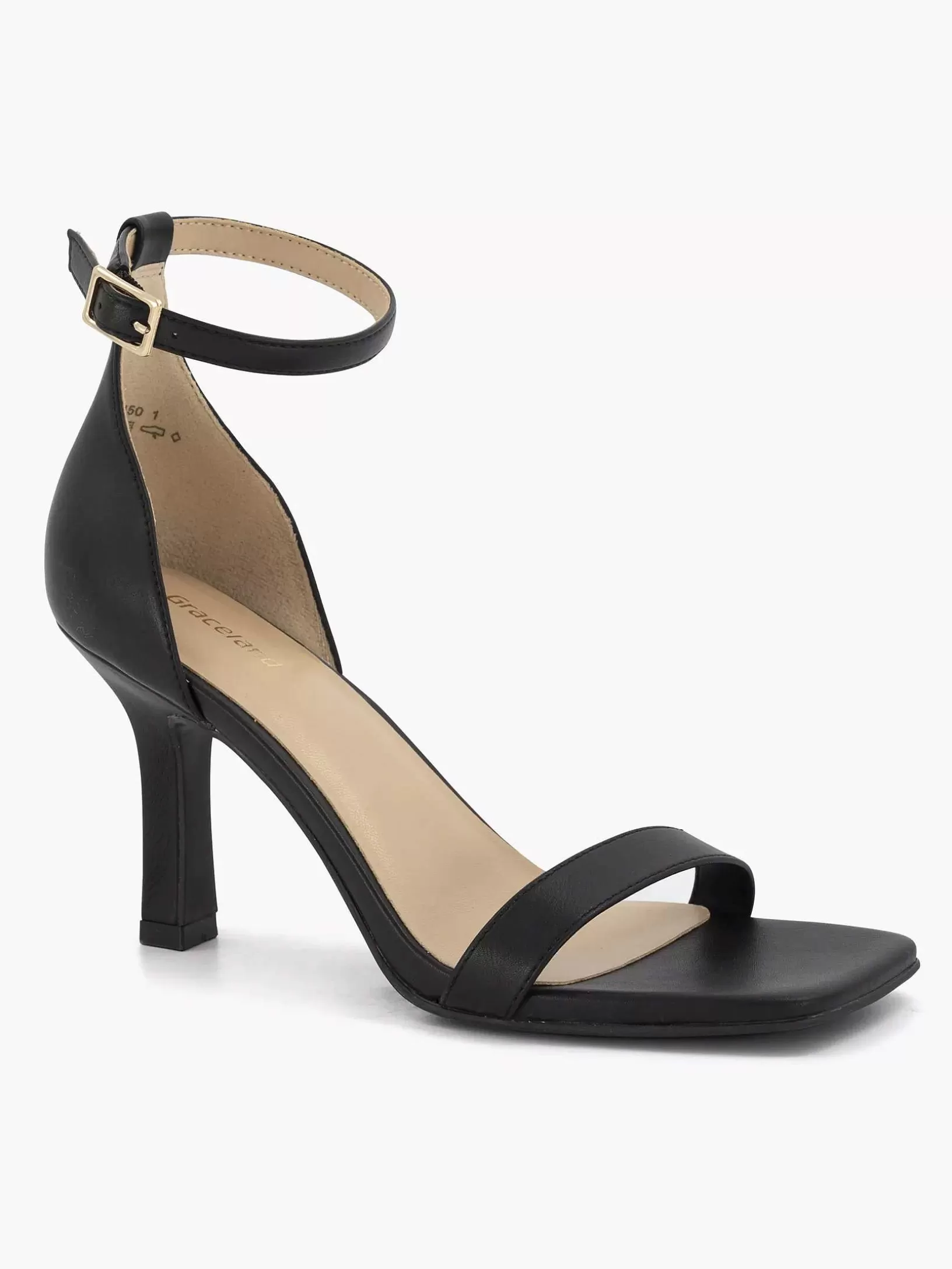 Ladies Graceland Black Sandalette