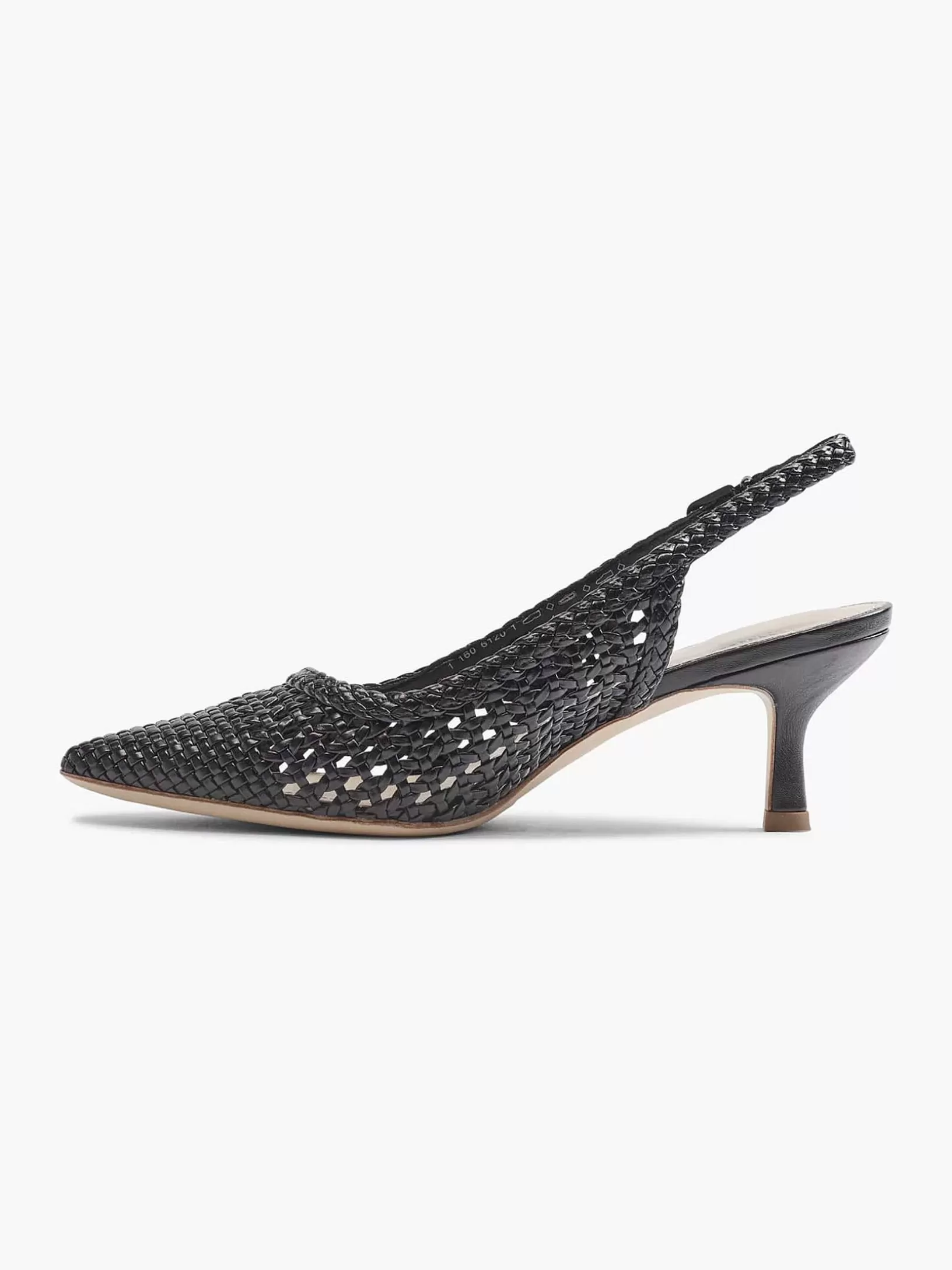 Ladies Graceland Black Slingback Pump