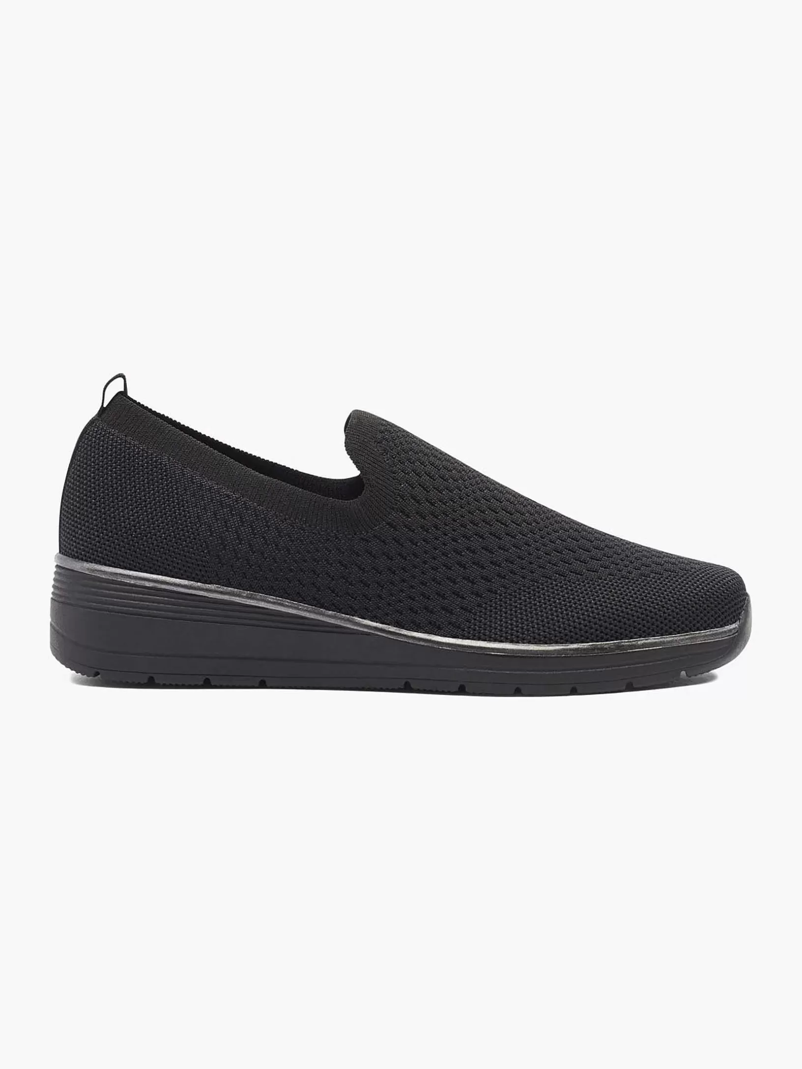 Ladies Easy Street Black Slip-On