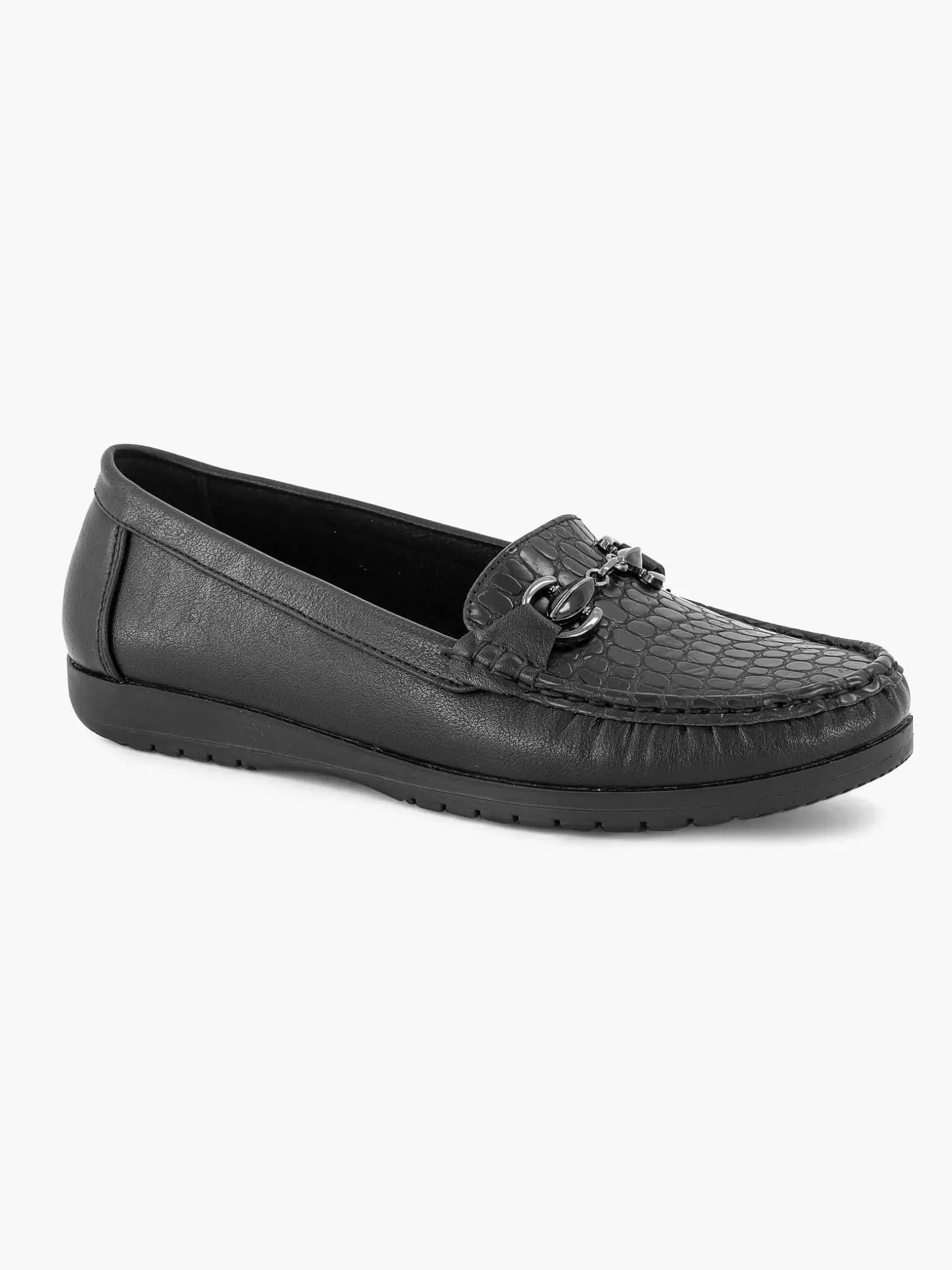 Ladies Easy Street Black Slip-On