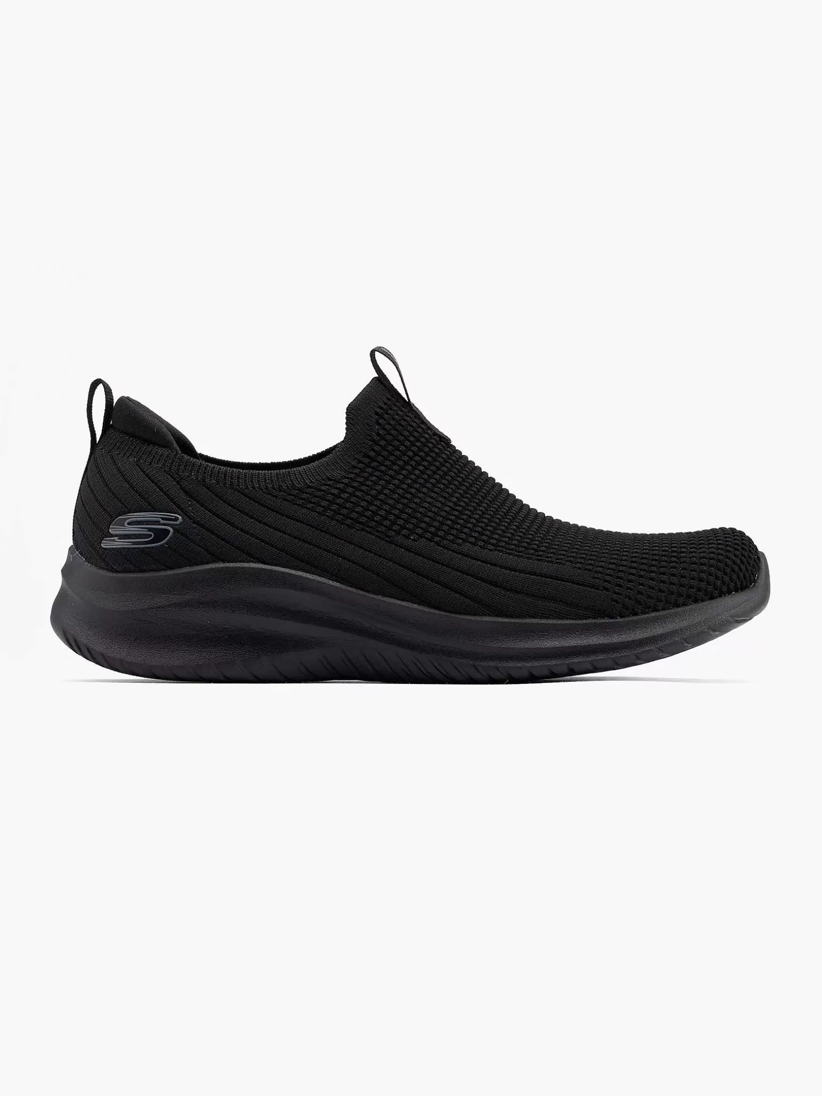 Ladies Skechers Black Slip-On Memory Foam