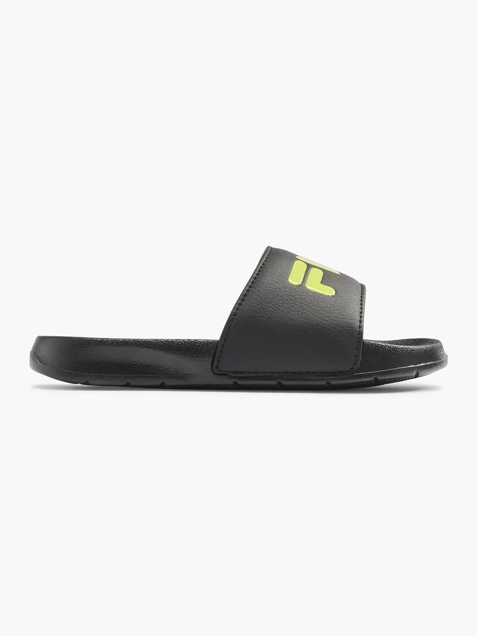 Children FILA Black Slipper