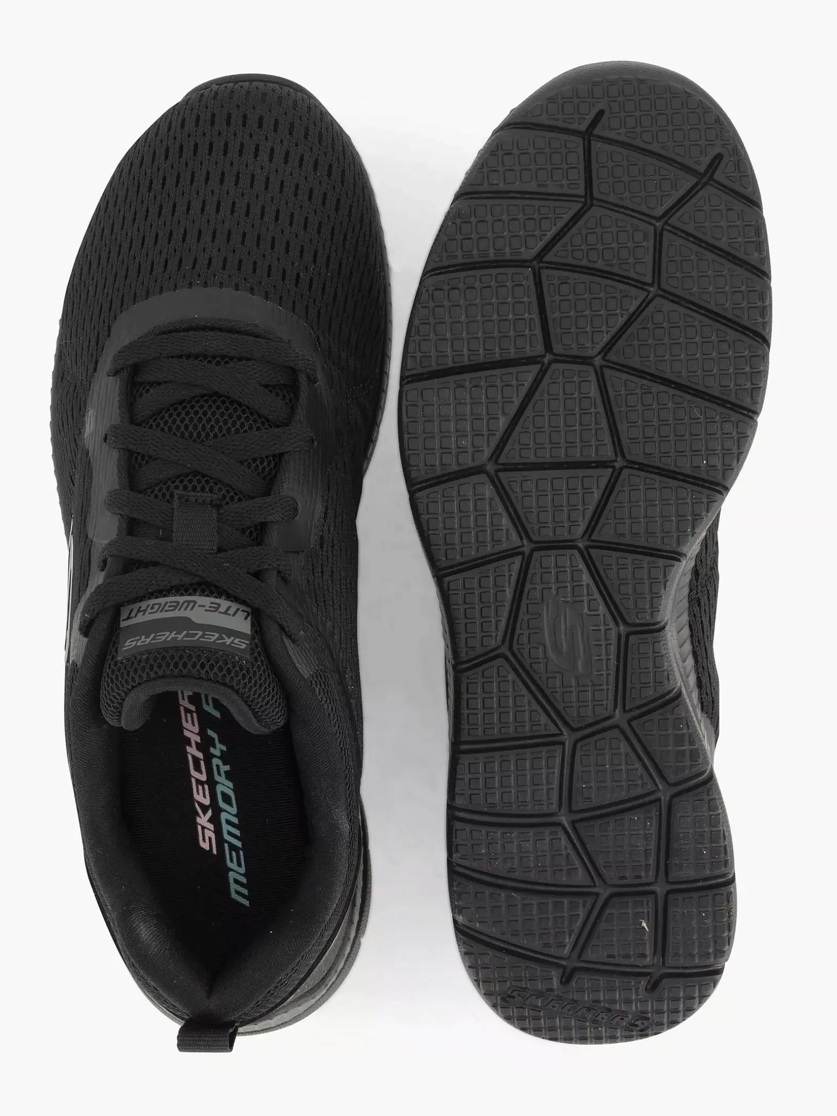 Ladies Skechers Black Sneaker Memory Foam