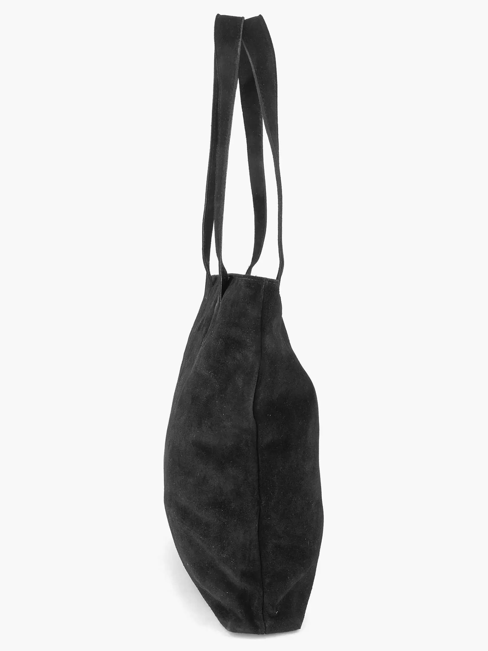 Ladies 5th Avenue Black Suede Shoulder Bag