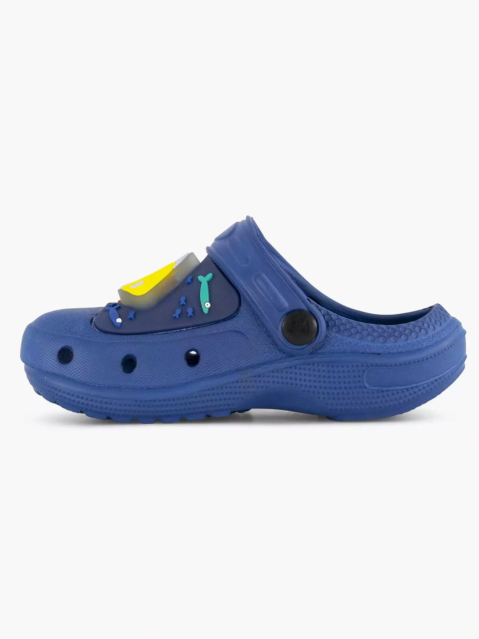 Children Blue Fin Blue Clog Lights