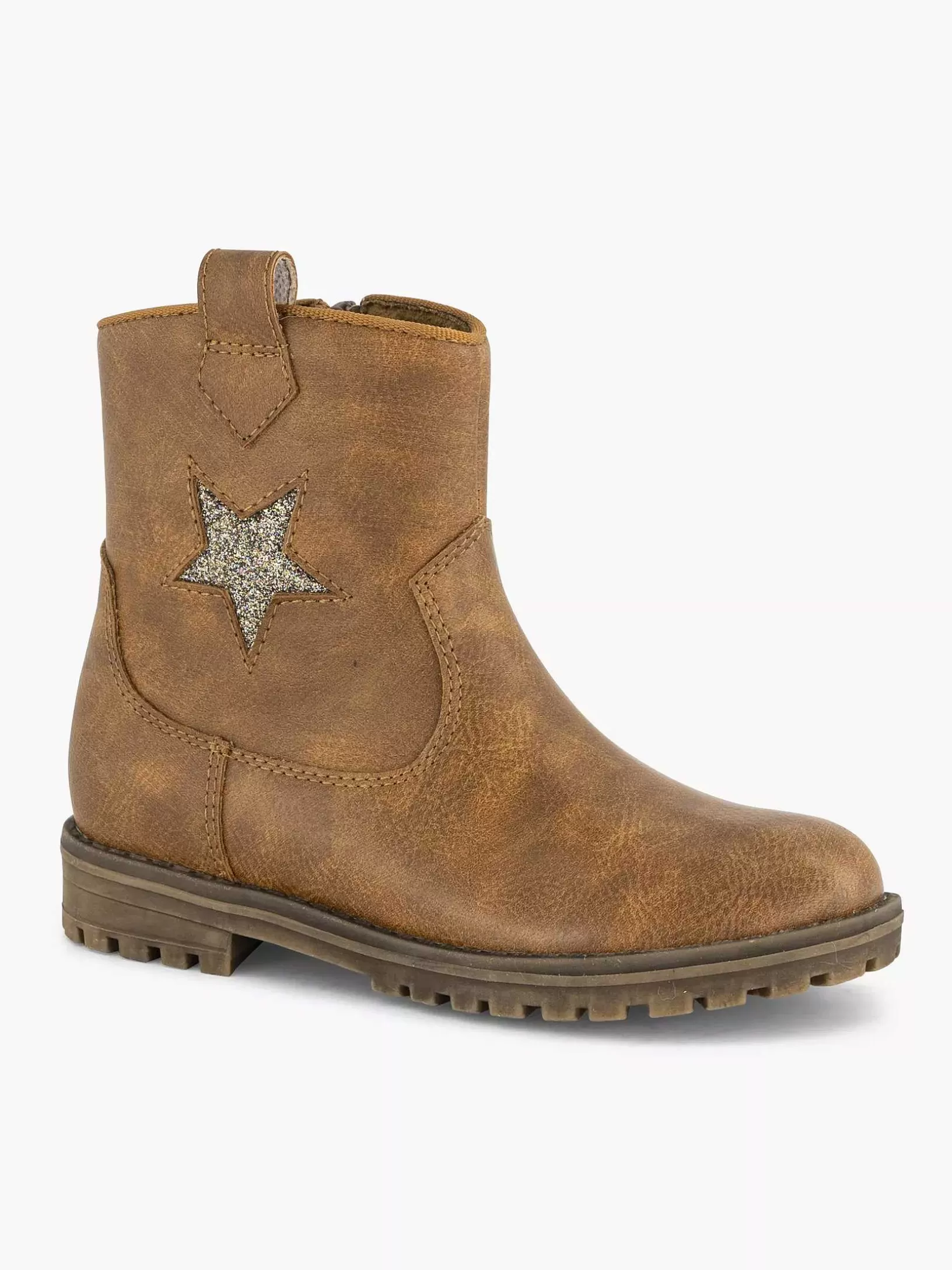 Children Graceland Brown Ankle Boots Star