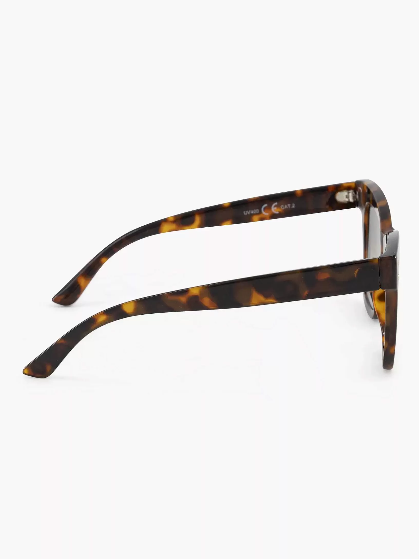 Ladies Graceland Brown Cat Eye Sunglasses Print