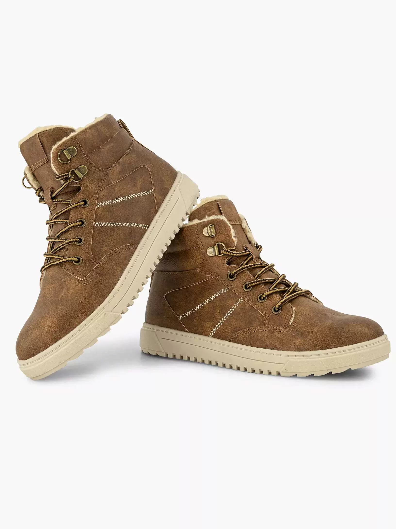 Children Vty Brown High Sneaker