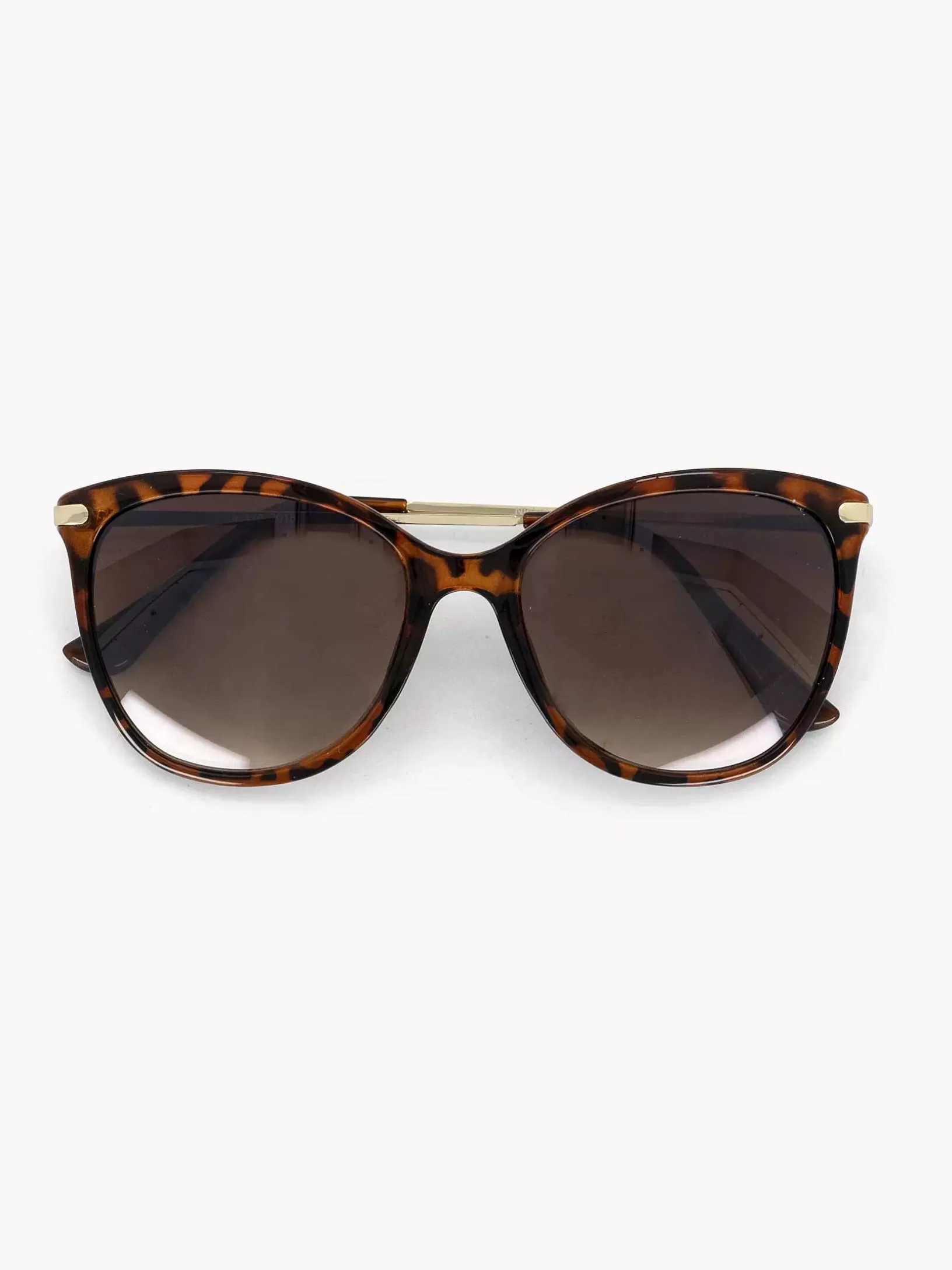 Ladies Graceland Brown Sunglasses With Leopard Print